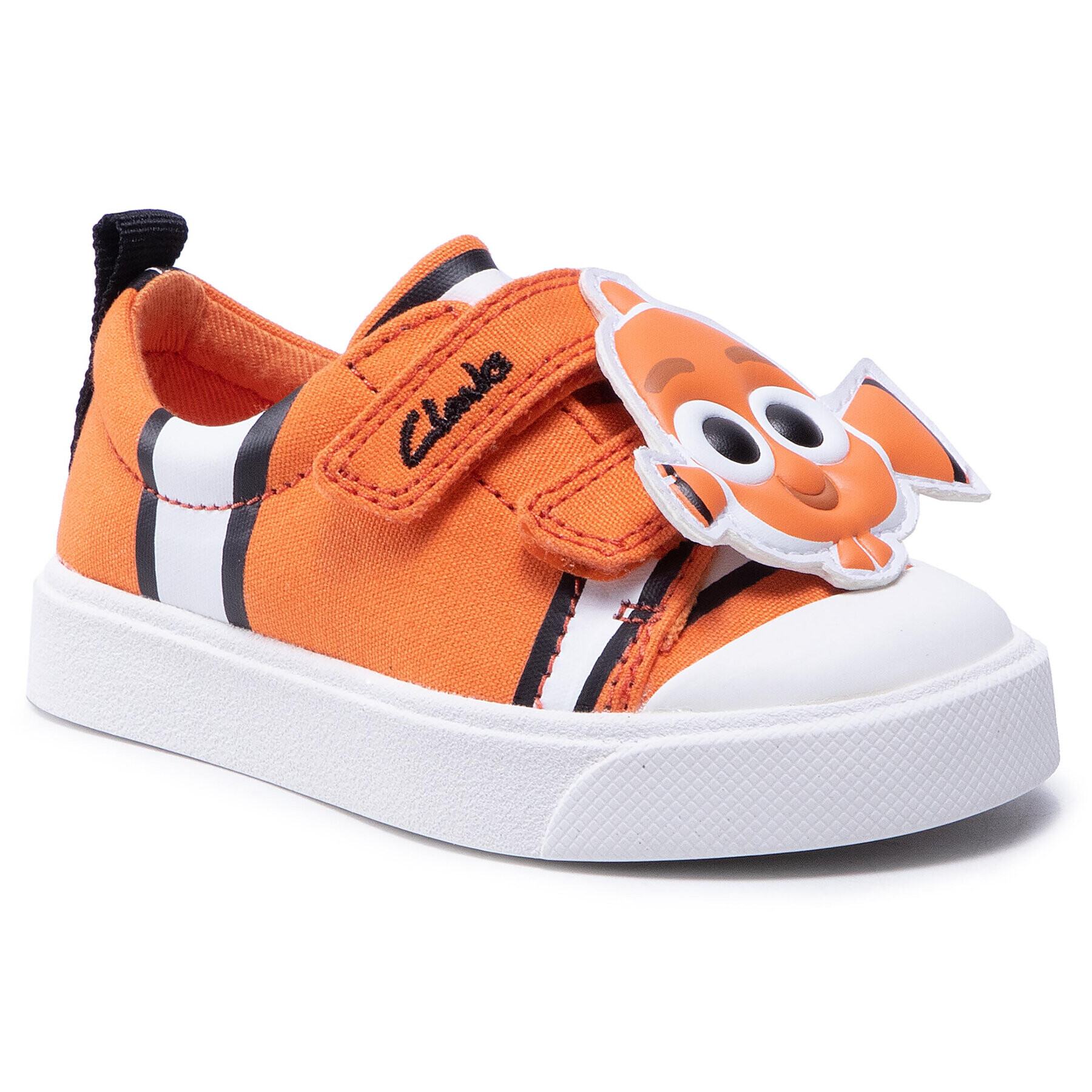 Clarks Modne superge City Nemo T 261576717 Oranžna - Pepit.si