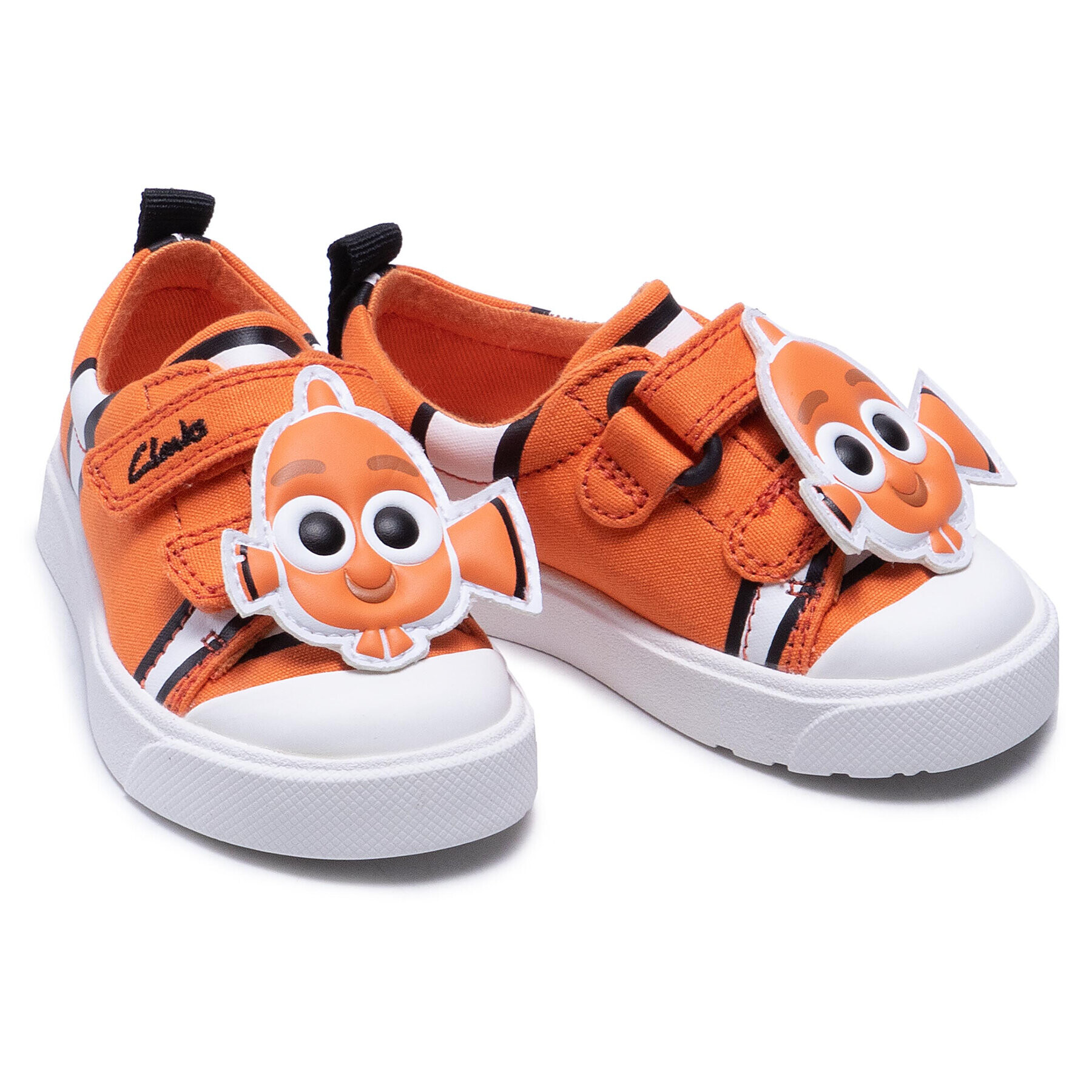 Clarks Modne superge City Nemo T 261576717 Oranžna - Pepit.si