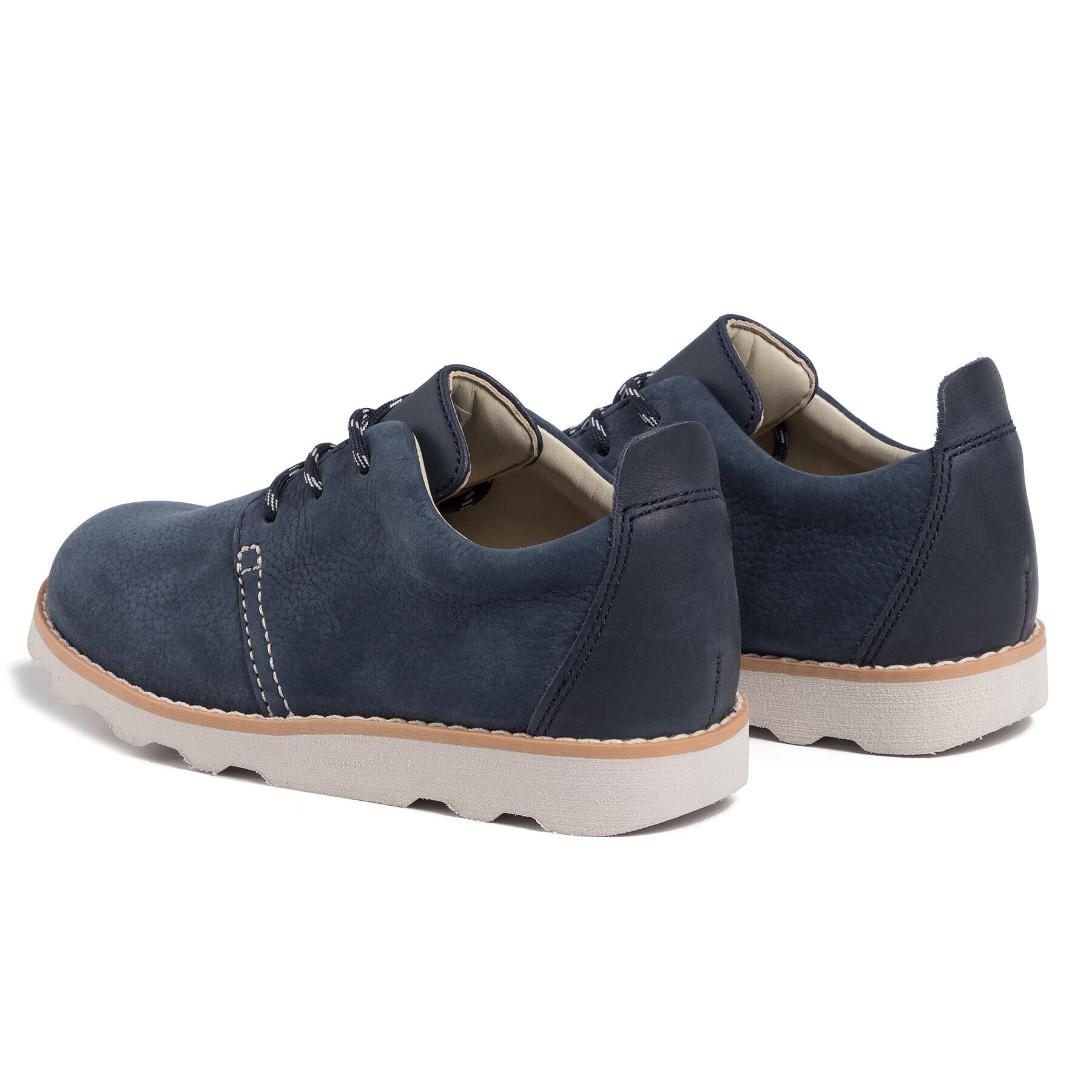 Clarks Nizki čevlji Crown Park K 261405196 Mornarsko modra - Pepit.si