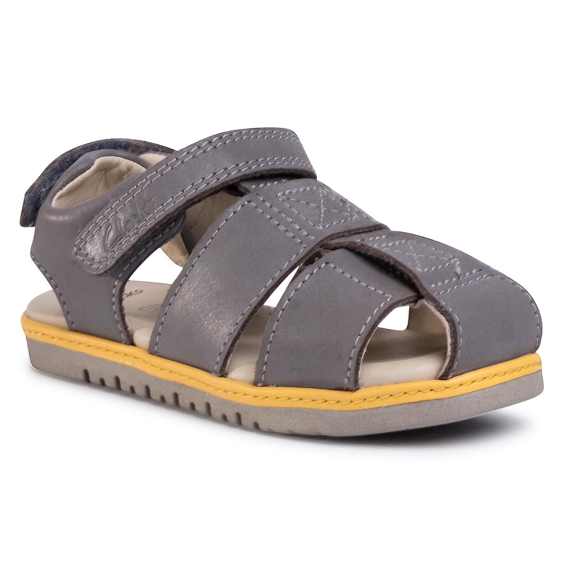 Clarks Sandali Frances Sun K 261506507 Siva - Pepit.si