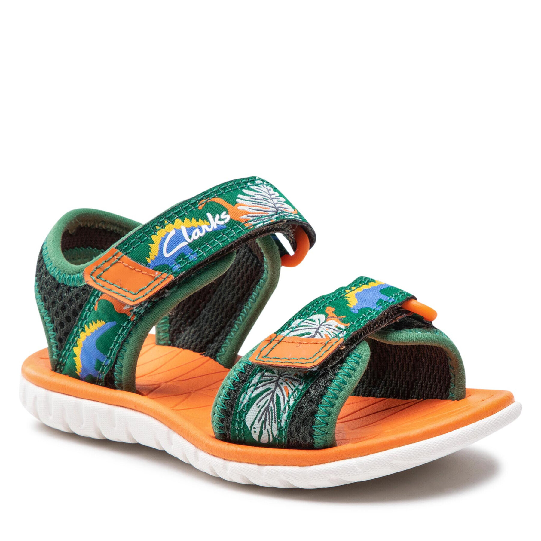 Clarks Sandali Surfing Tide K 261649467 Zelena - Pepit.si