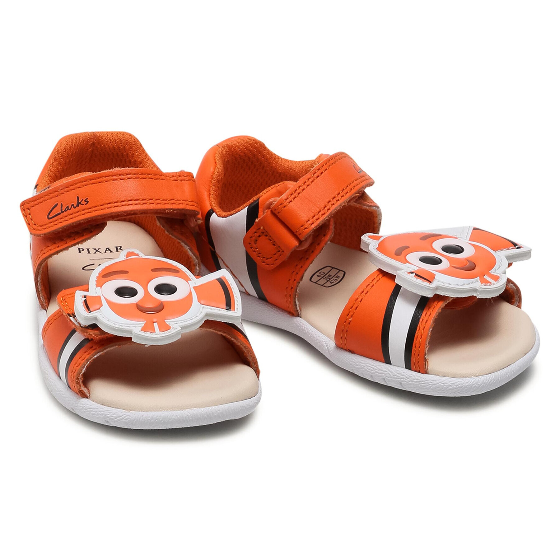 Clarks Sandali Zora Nemo T 261583957 Oranžna - Pepit.si