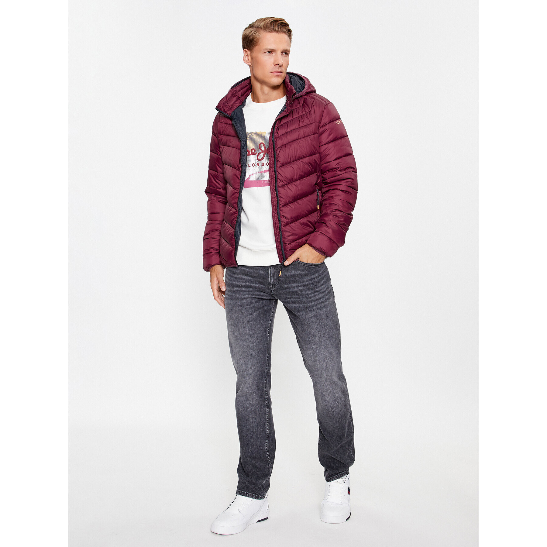 CMP Puhovka 33K1607 Bordo rdeča Regular Fit - Pepit.si