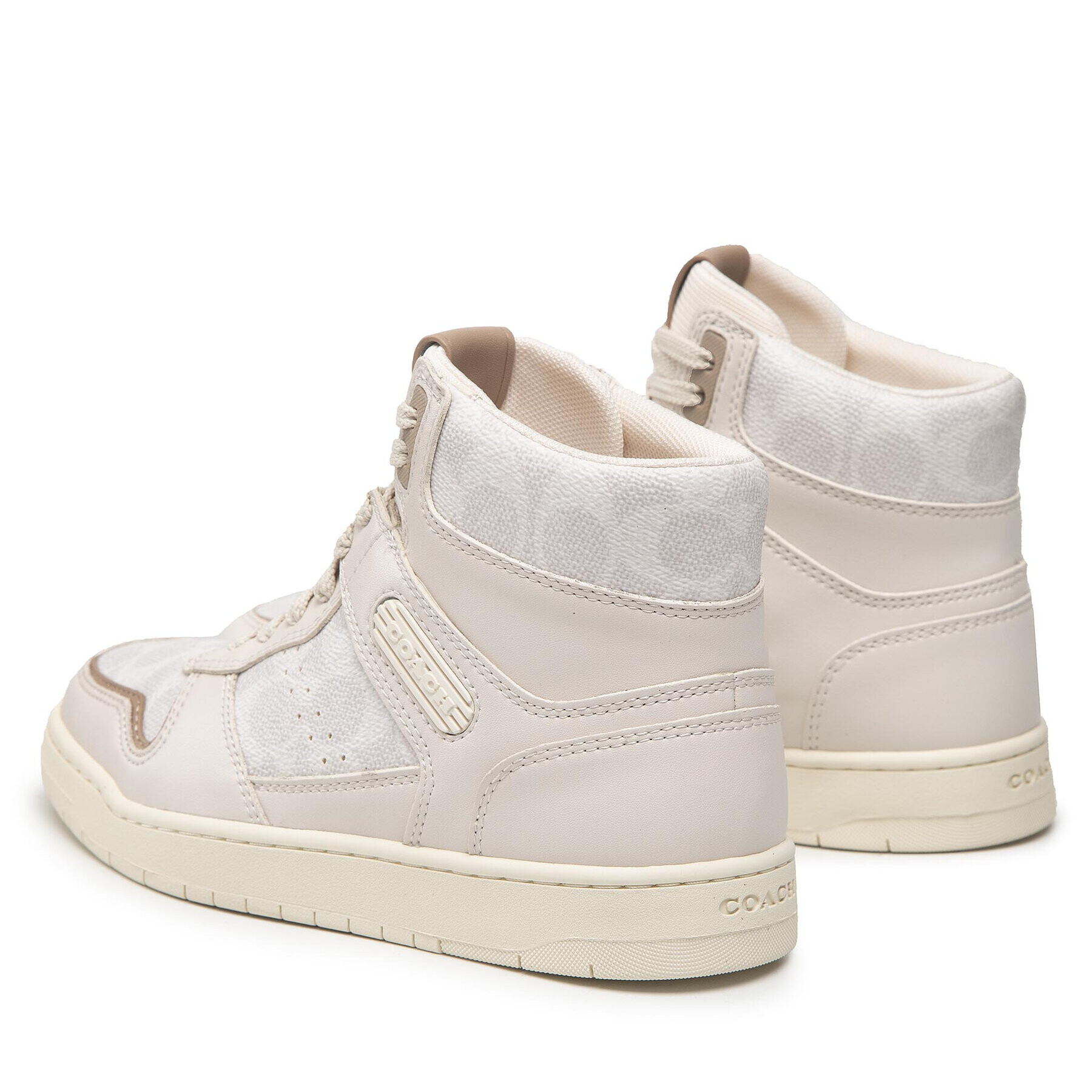 Coach Superge Hi Top Coated Canvas CD304 Bež - Pepit.si