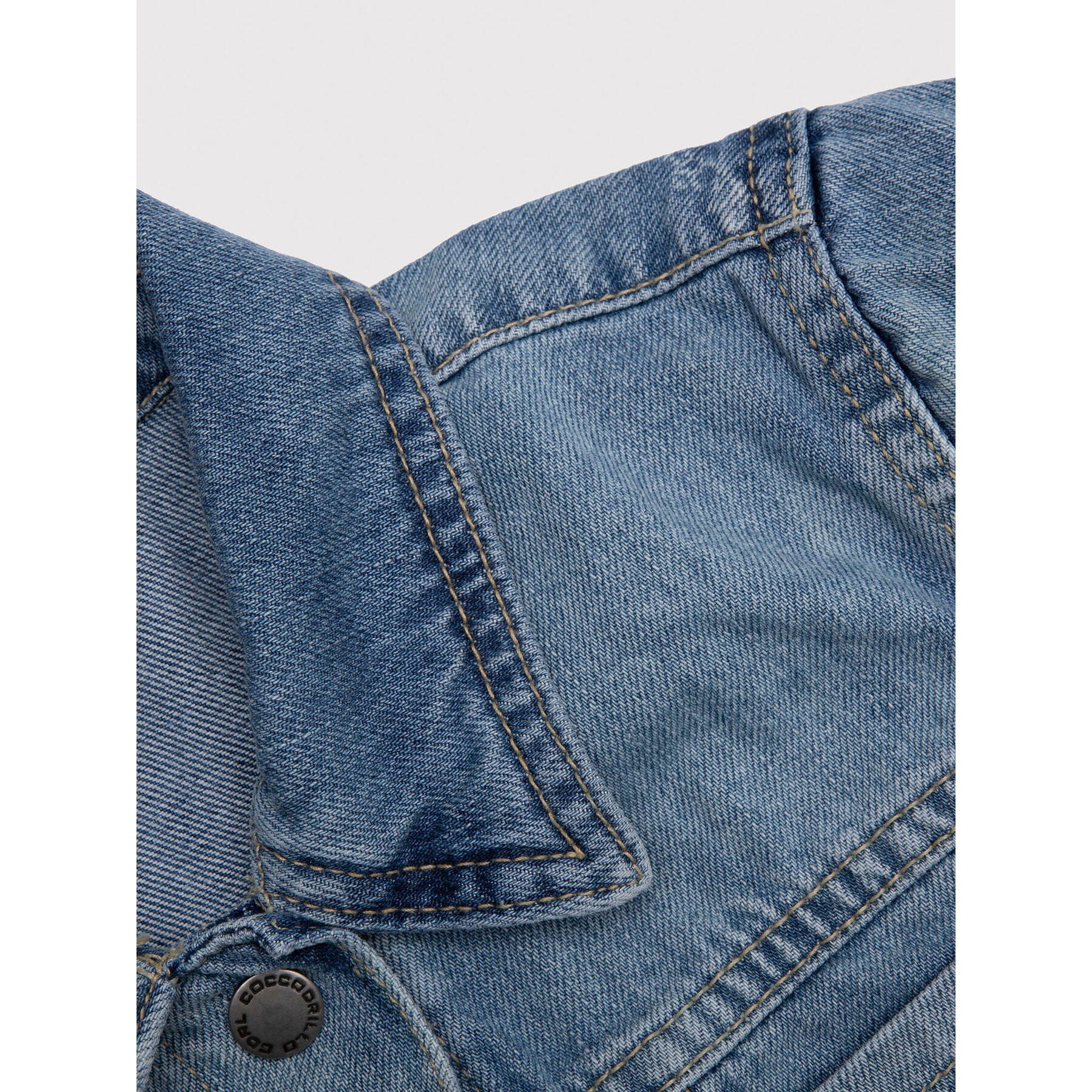 Coccodrillo Jeans jakna WC2152301LET Modra Regular Fit - Pepit.si