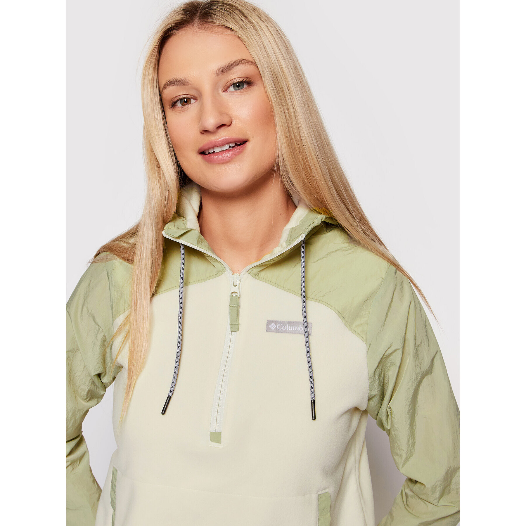 Columbia Flis Ali Peak Overlay 1992263 Bež Regular Fit - Pepit.si