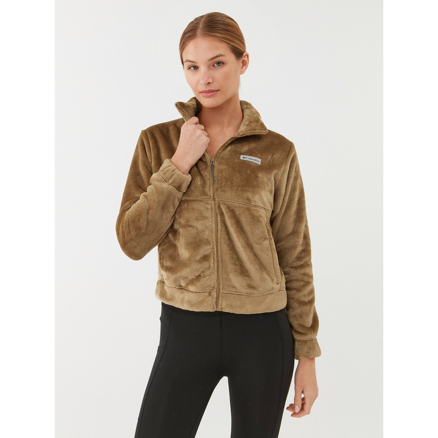 Columbia Flis Fireside™ FZ Jacket Rjava Regular Fit - Pepit.si