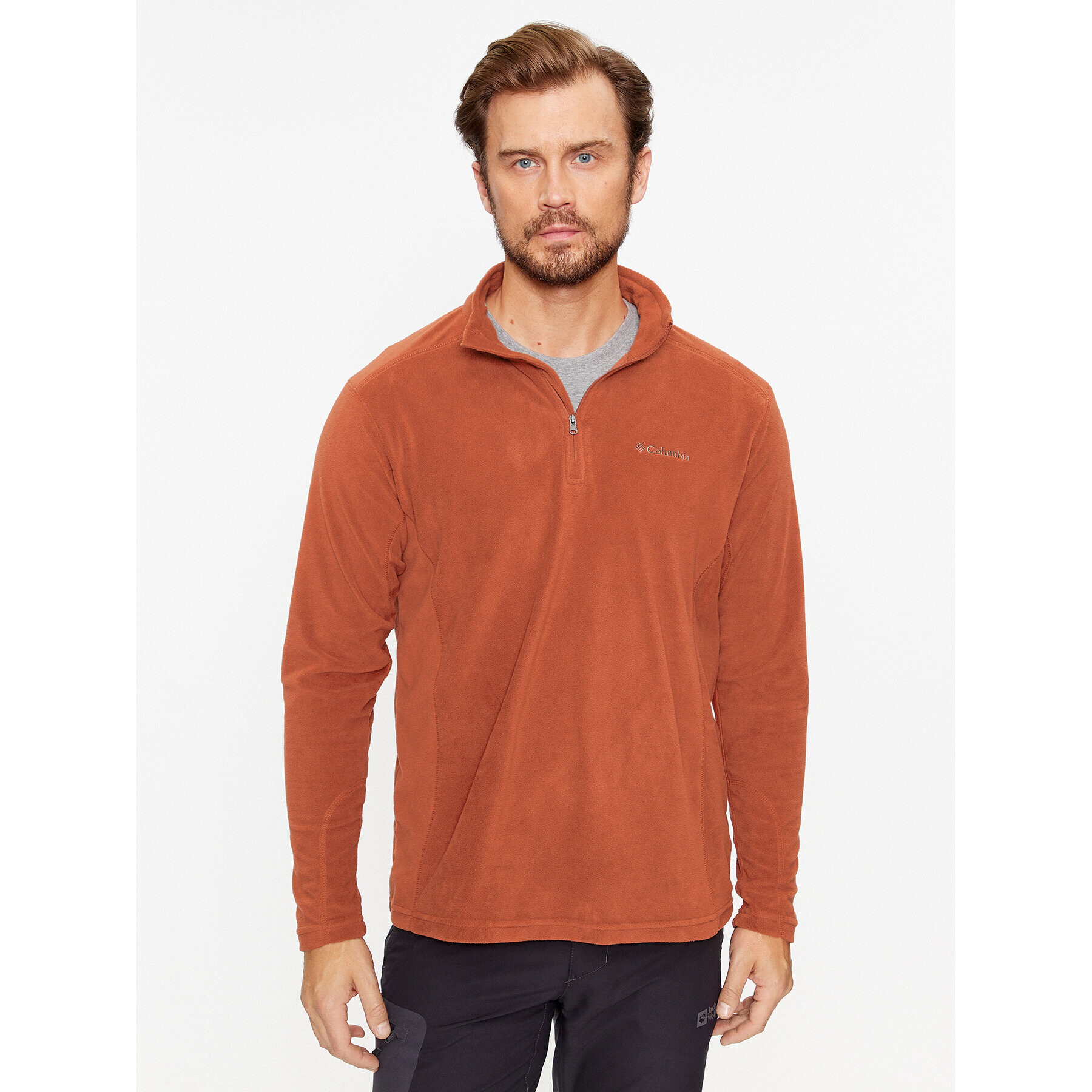 Columbia Flis Klamath Range™ II Half Zip Oranžna Regular Fit - Pepit.si