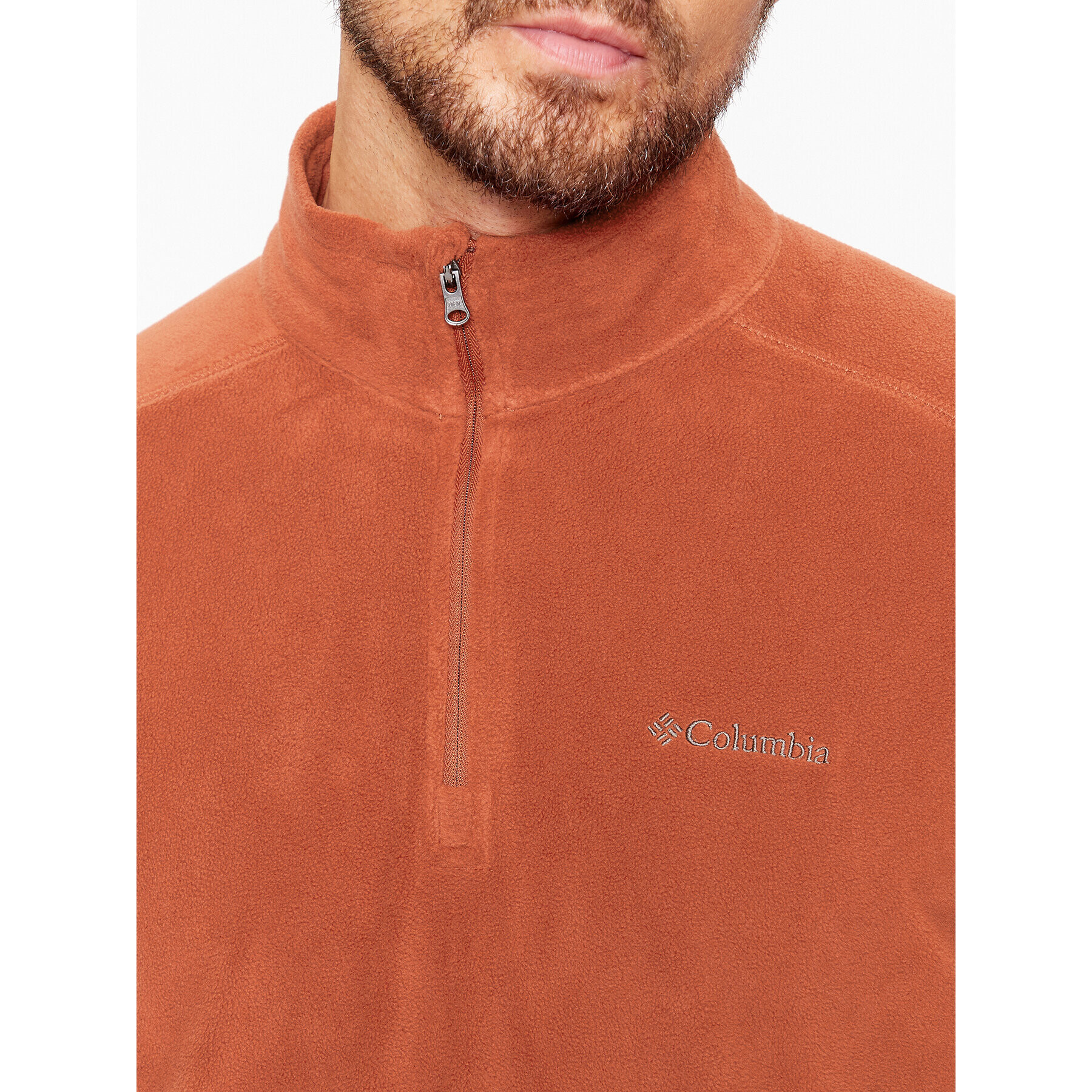 Columbia Flis Klamath Range™ II Half Zip Oranžna Regular Fit - Pepit.si