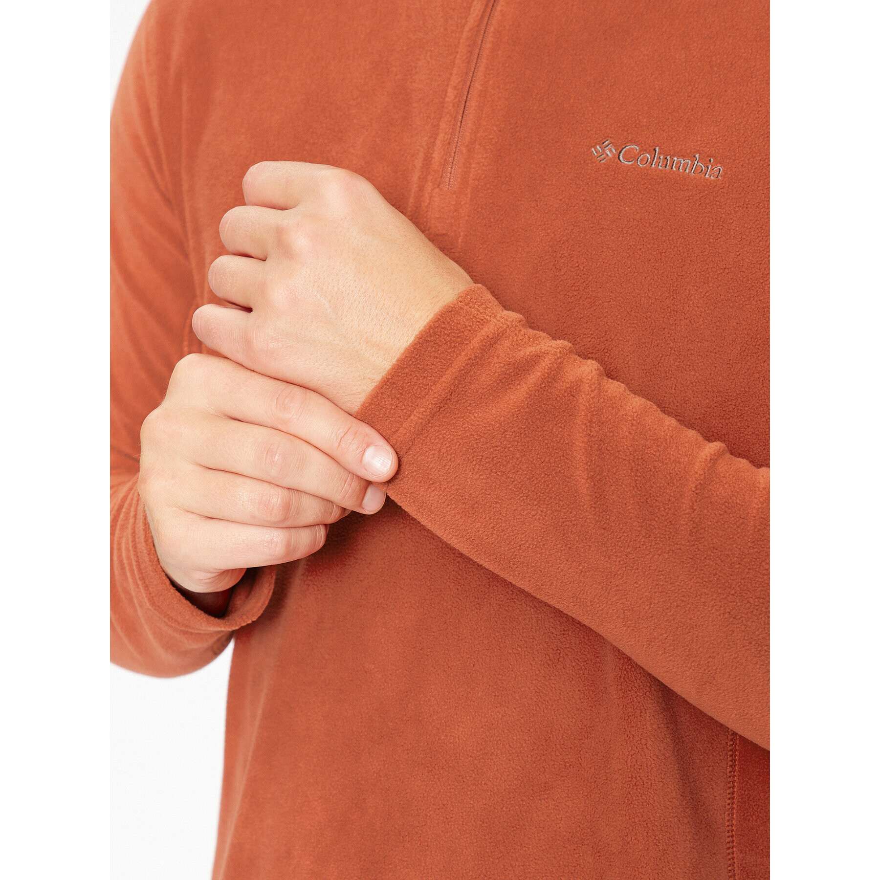 Columbia Flis Klamath Range™ II Half Zip Oranžna Regular Fit - Pepit.si