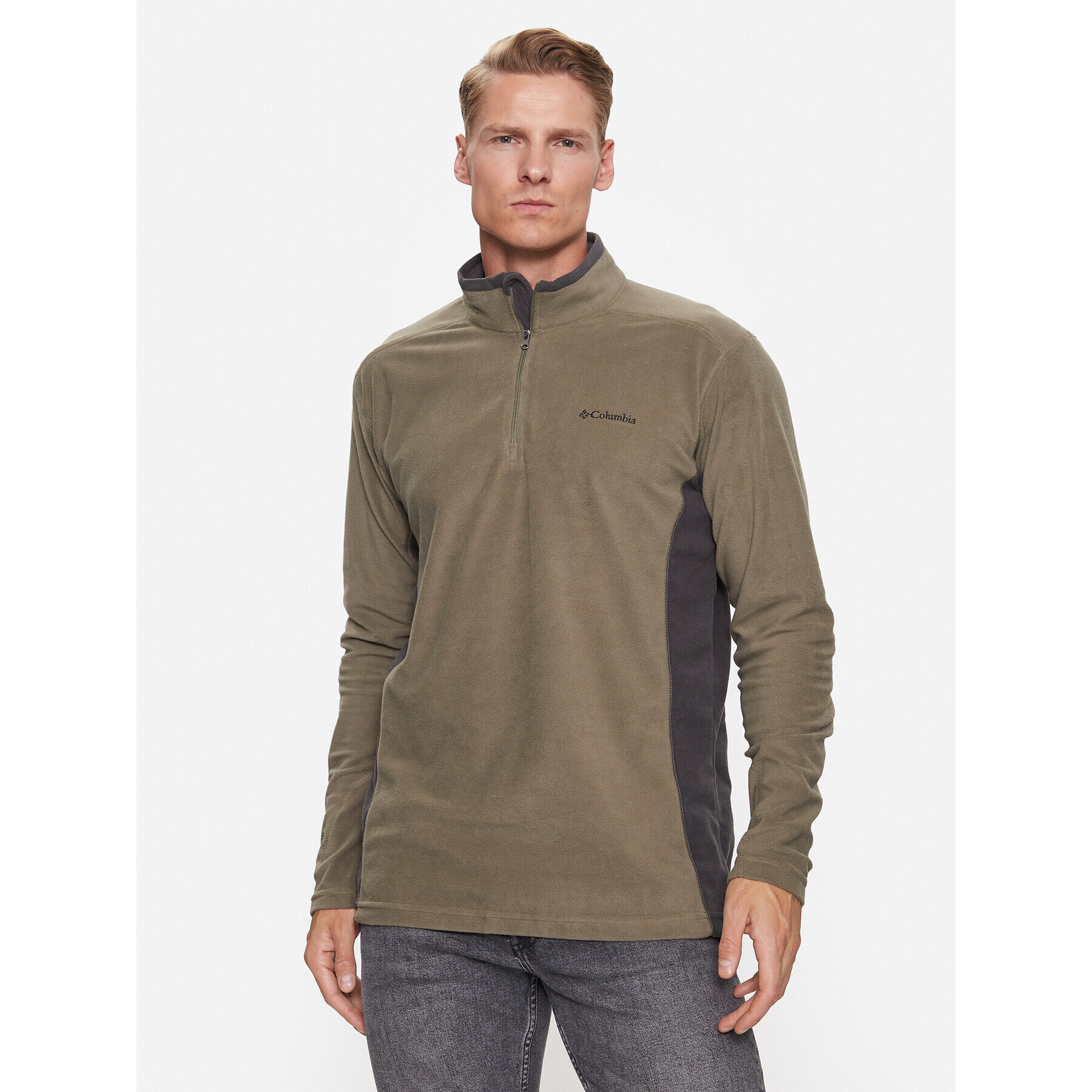 Columbia Flis Klamath Range™ II Half Zip Zelena Regular Fit - Pepit.si