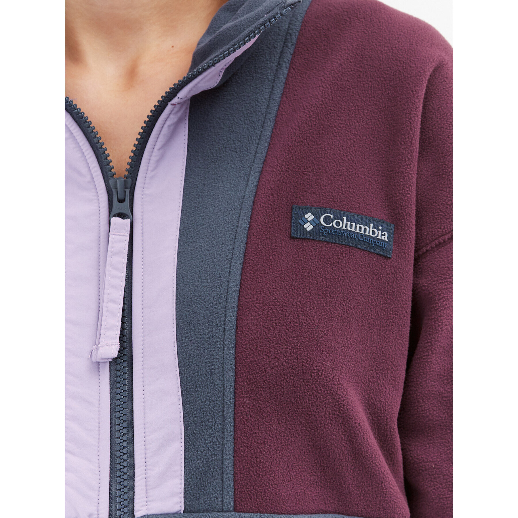 Columbia Flis W Back Bowl™ Fleece Rdeča Regular Fit - Pepit.si