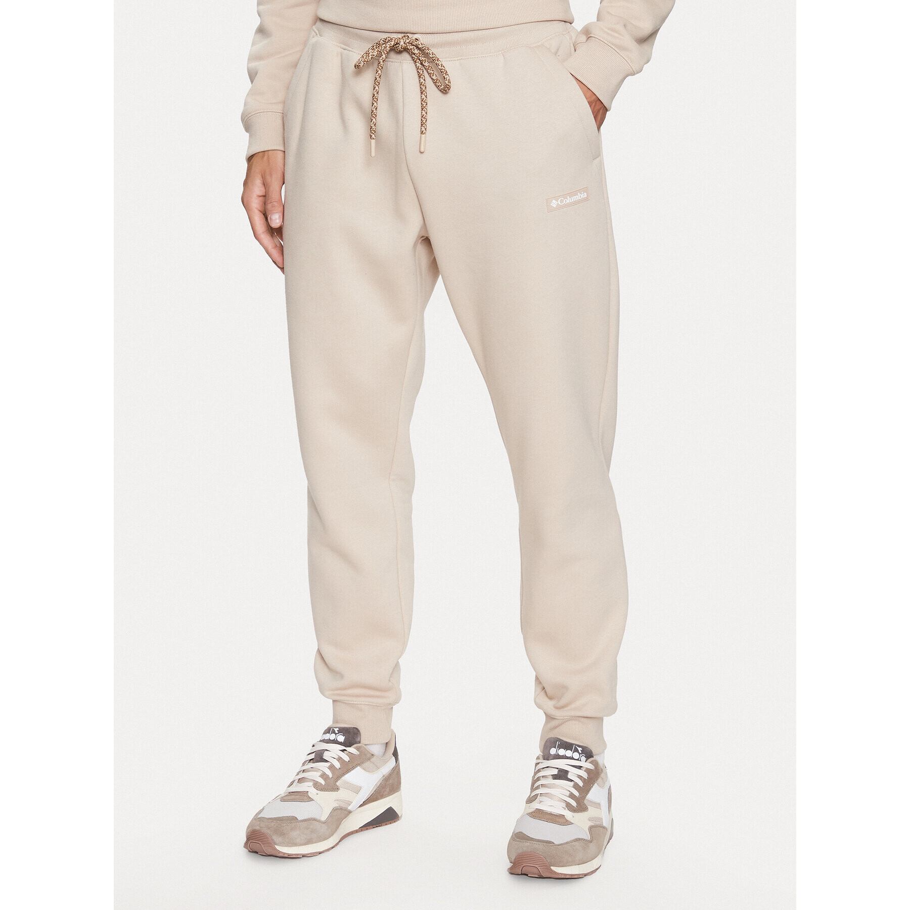 Columbia Spodnji del trenirke Marble Canyon™ Heavyweight Fleece Pant Rjava Regular Fit - Pepit.si