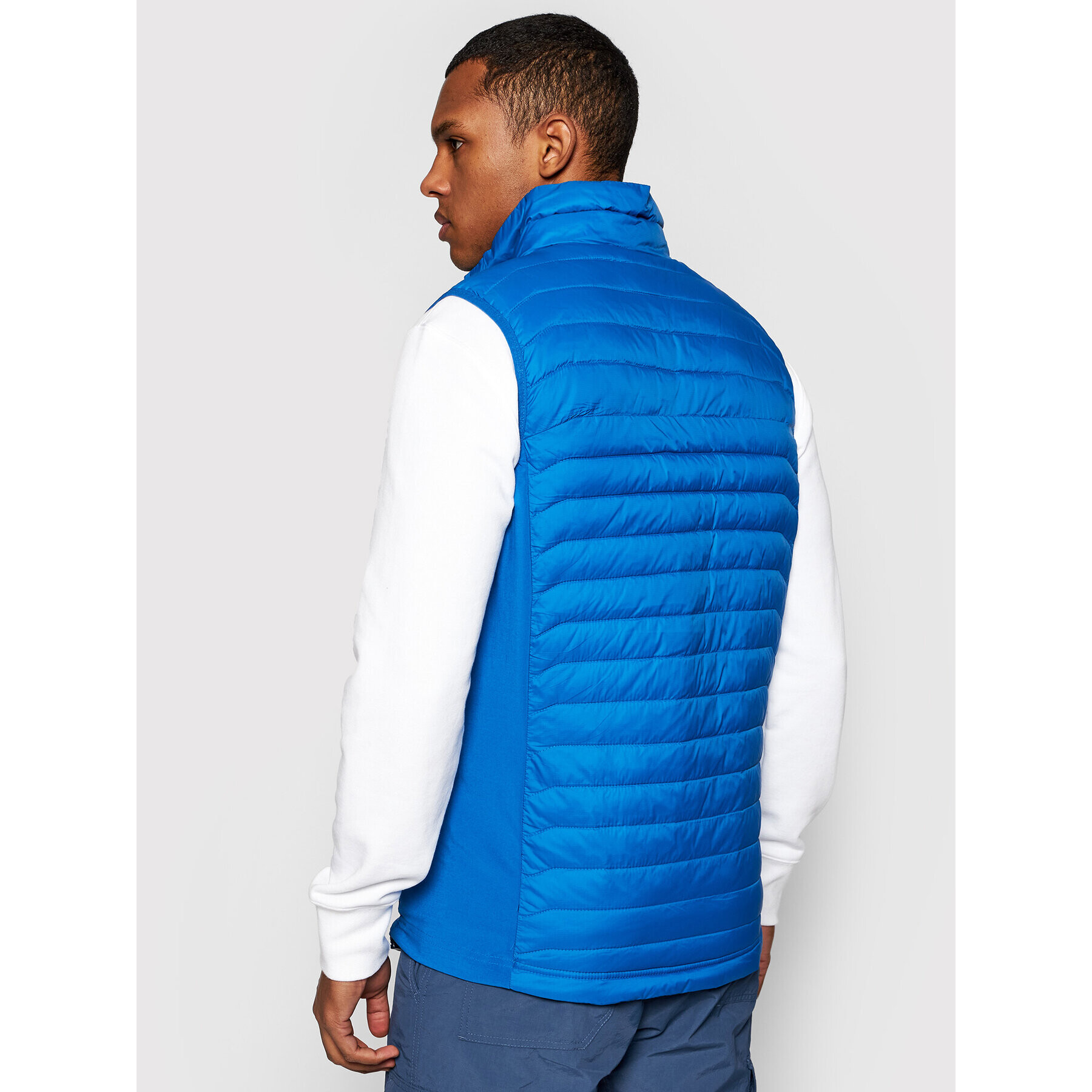 Columbia Telovnik Powder Pass Vest 1842414 Modra Regular Fit - Pepit.si