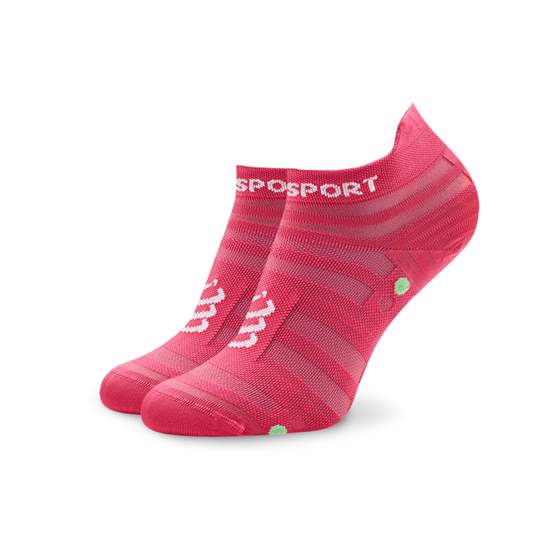 Compressport Unisex nizke nogavice Pro Racing Socks v4.0 Ultralight Run Low XU00051B Roza - Pepit.si