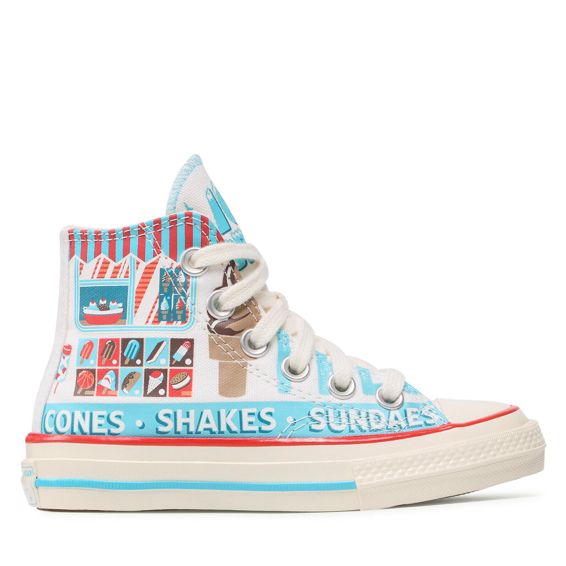 Converse Modne superge Chuck 70 Hi A00395C Pisana - Pepit.si