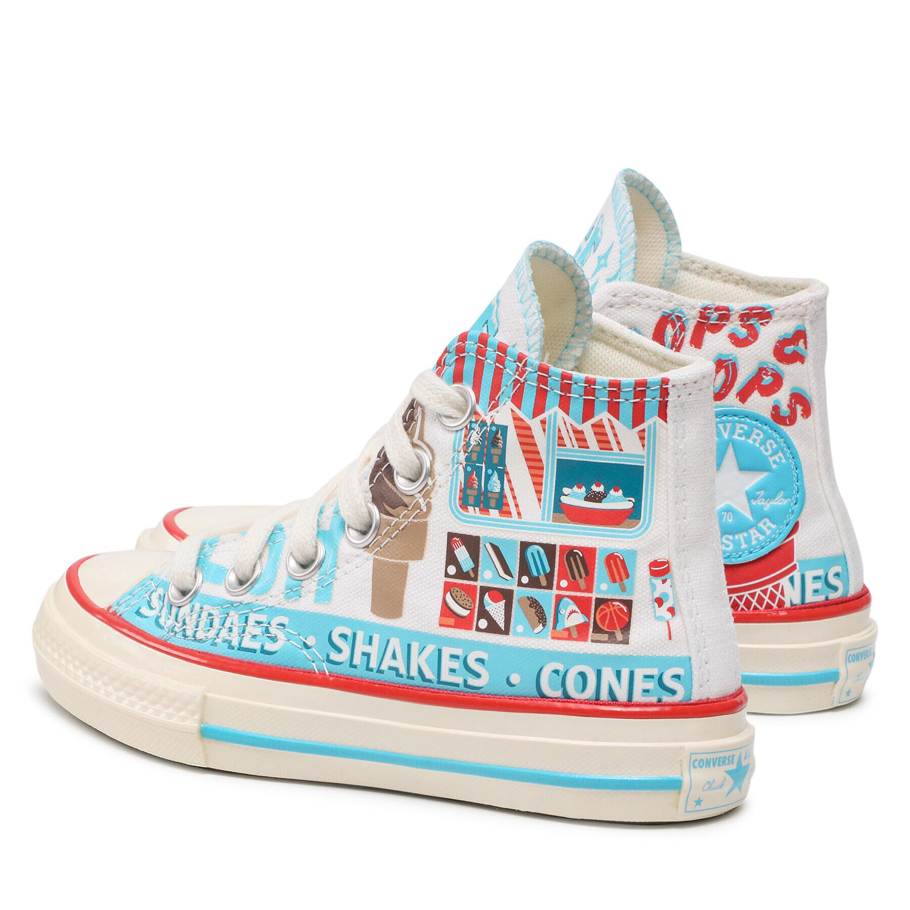 Converse Modne superge Chuck 70 Hi A00395C Pisana - Pepit.si