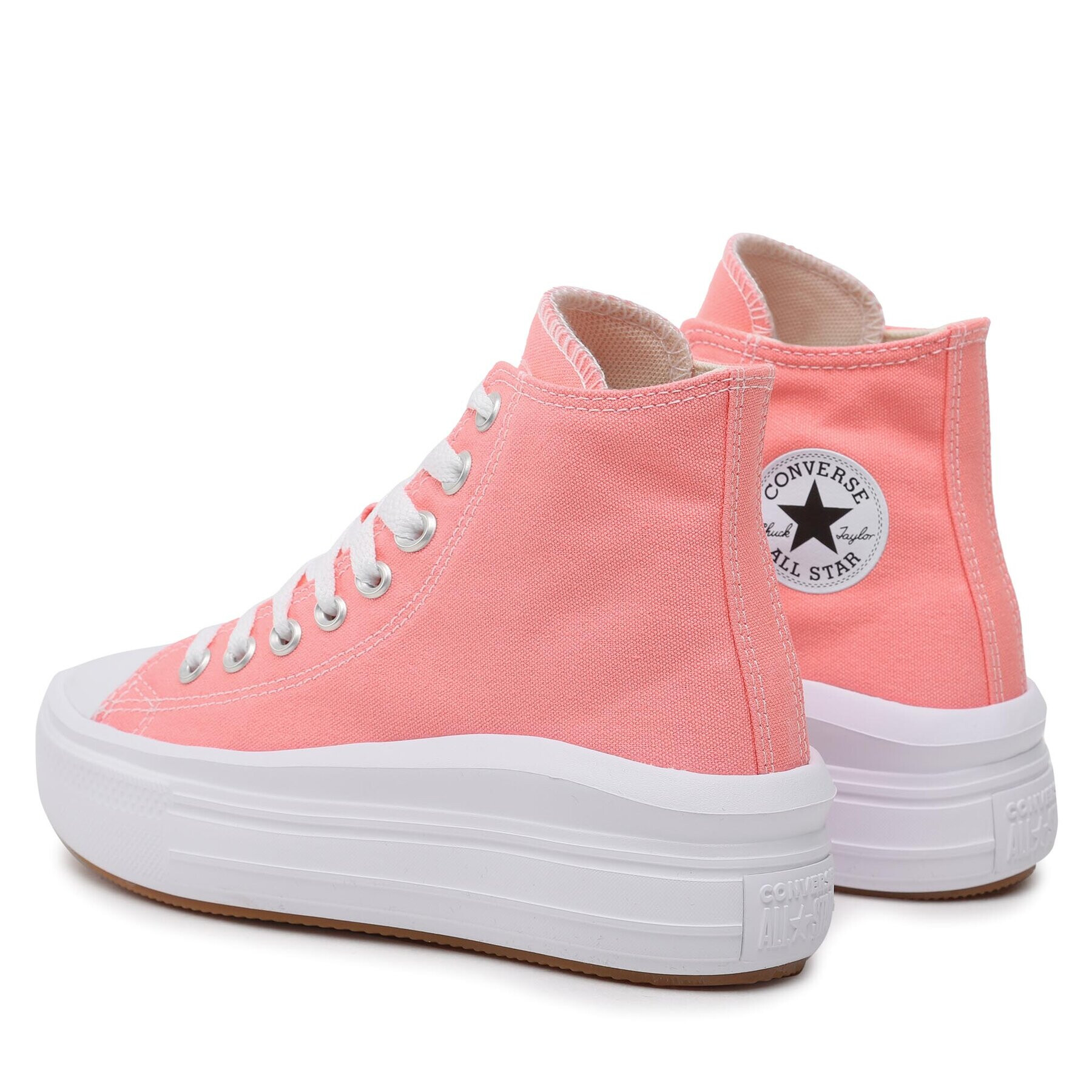 Converse Modne superge Chuck Taylor All Star Move A03544C Roza - Pepit.si