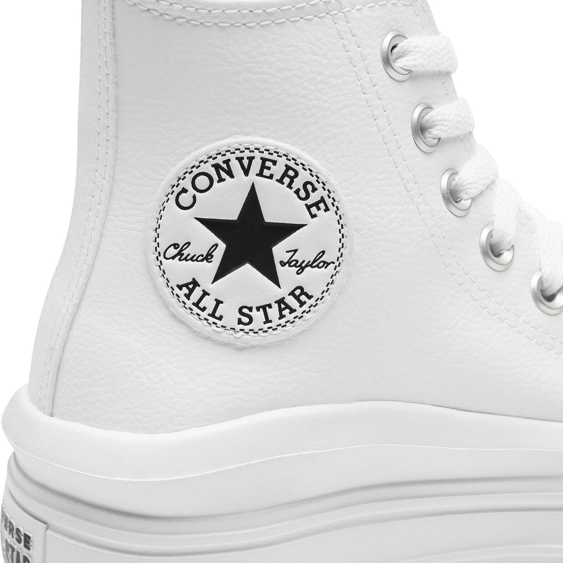 Converse Modne superge Chuck Taylor All Star Move A04295C Bela - Pepit.si