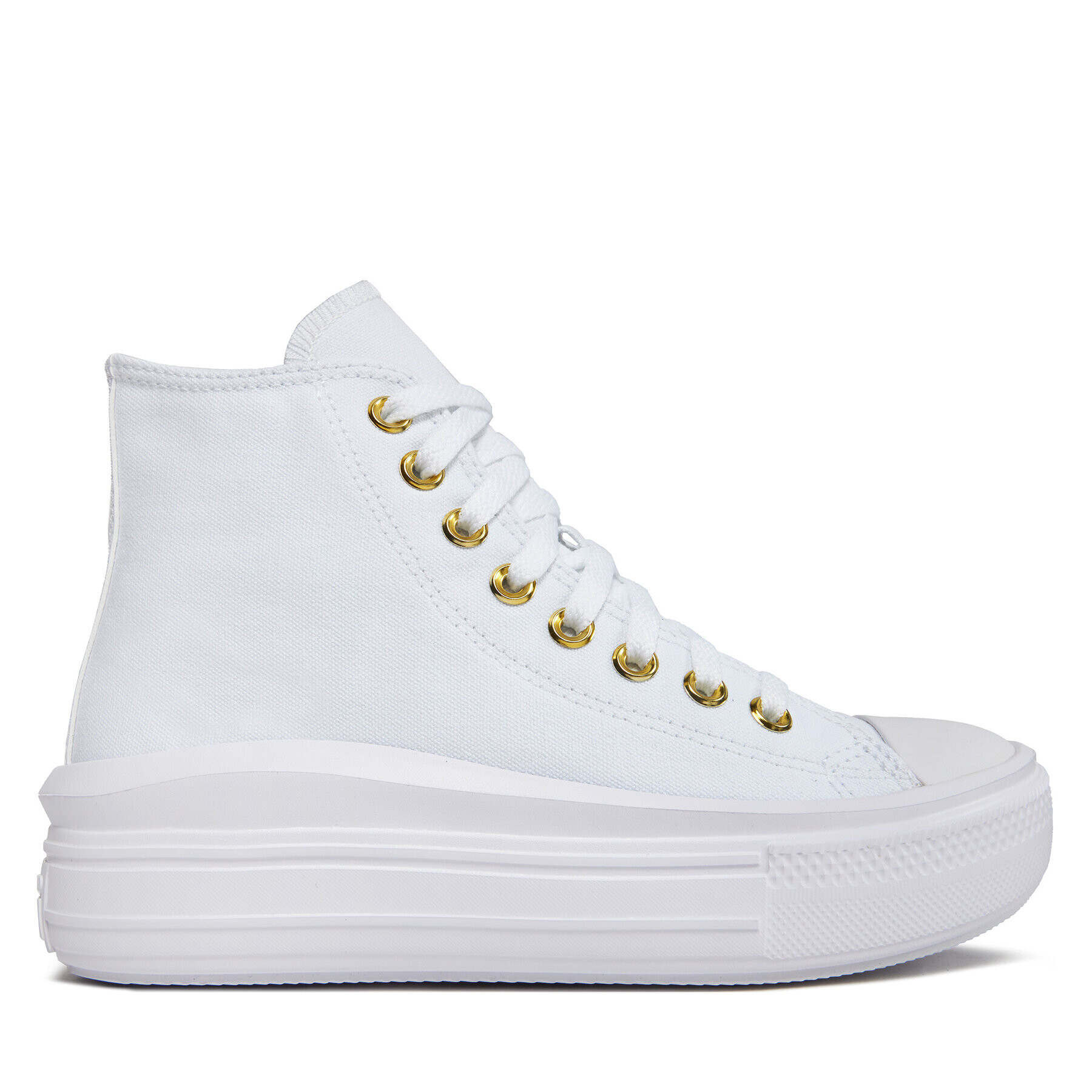 Converse Modne superge Chuck Taylor All Star Move A05459C Bela - Pepit.si