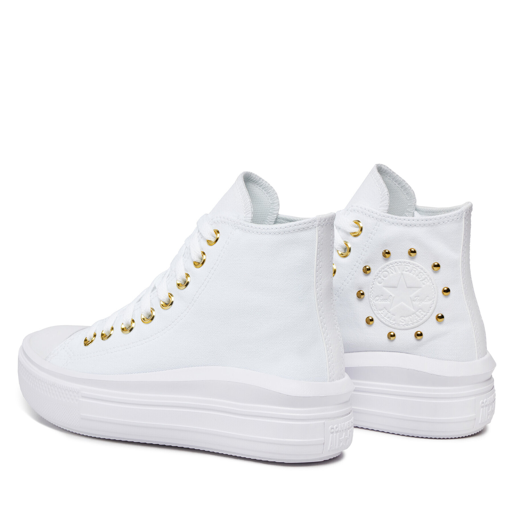 Converse Modne superge Chuck Taylor All Star Move A05459C Bela - Pepit.si