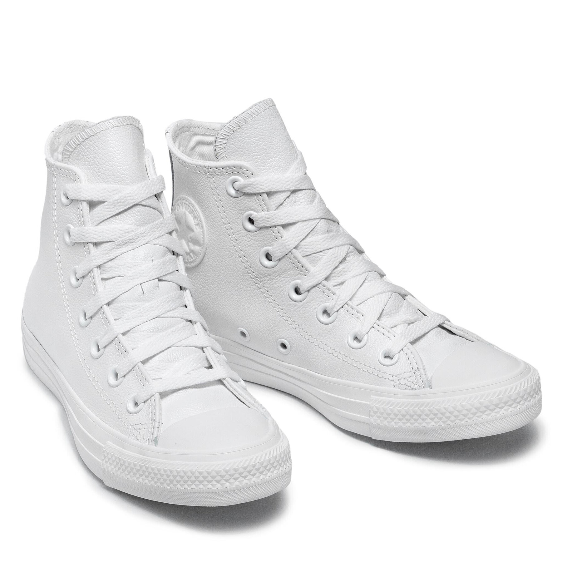 Converse Modne superge Ct A/S Lthr Hi 1T406 Bela - Pepit.si