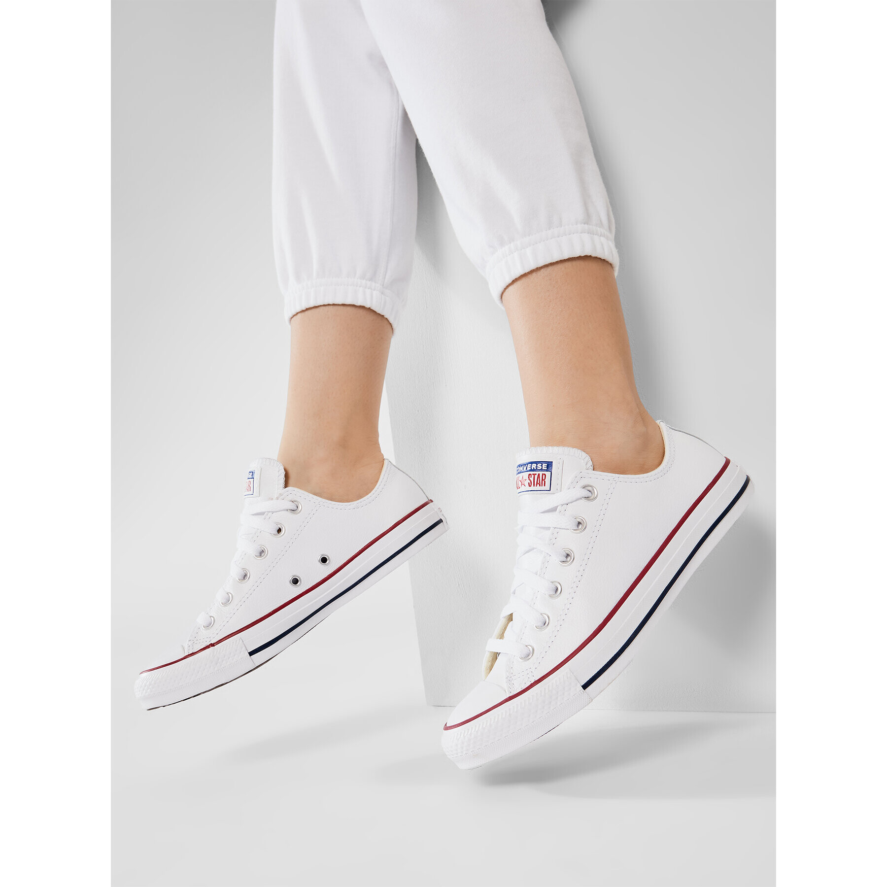 Converse Modne superge Ct Ox 132173C Bela - Pepit.si