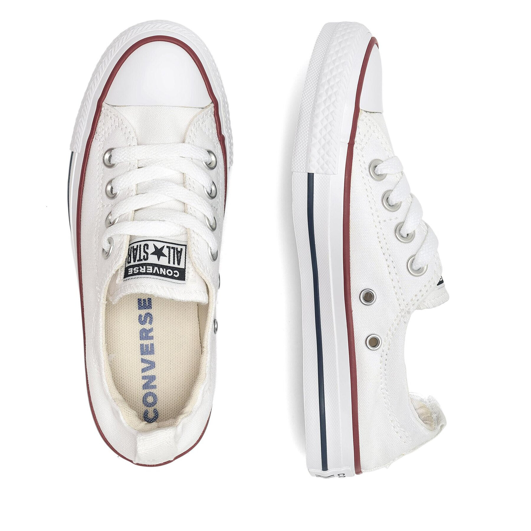 Converse Modne superge Ct Shoreline Slip 537084C Bela - Pepit.si