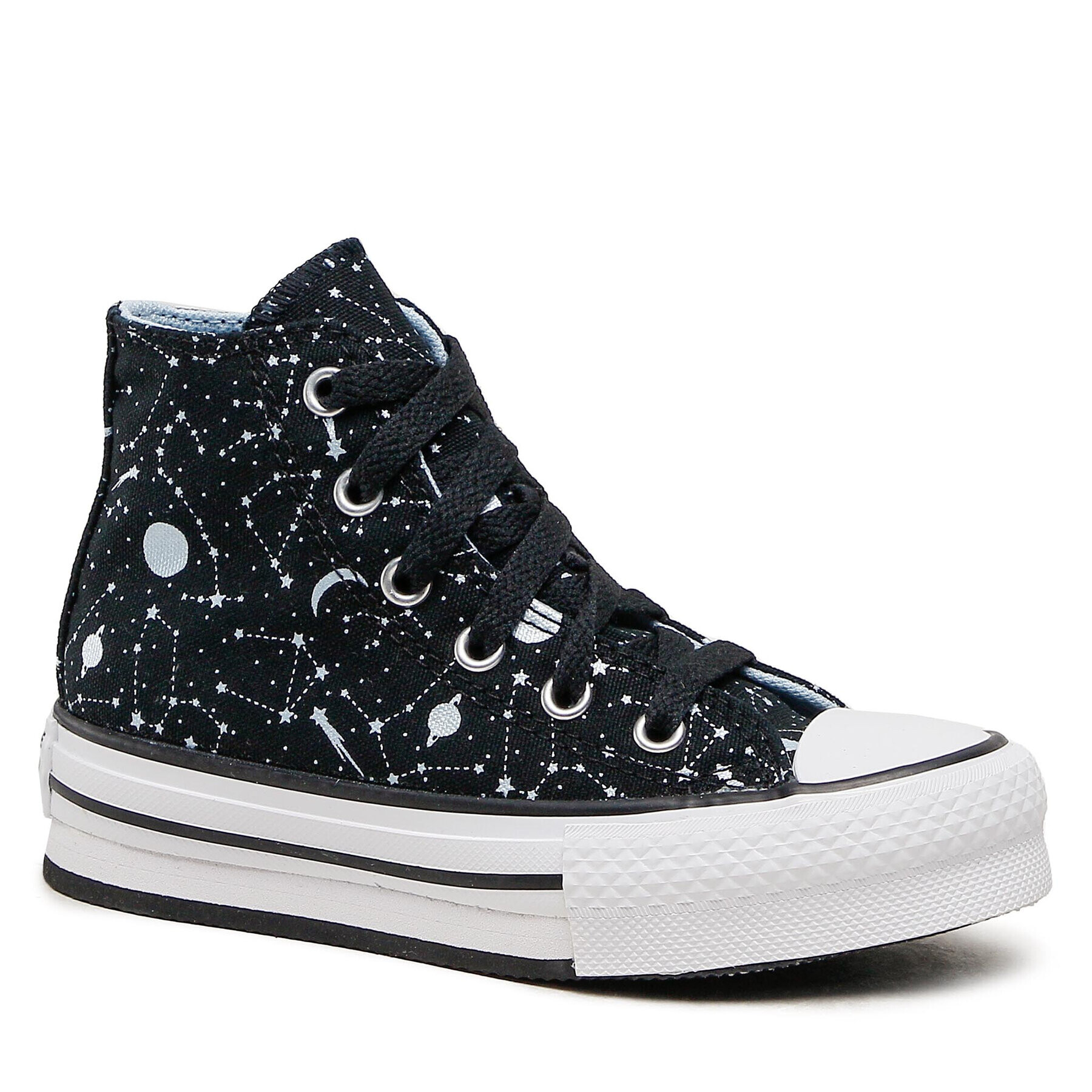 Converse Modne superge Ctas Eva Lift Hi 672117C Črna - Pepit.si