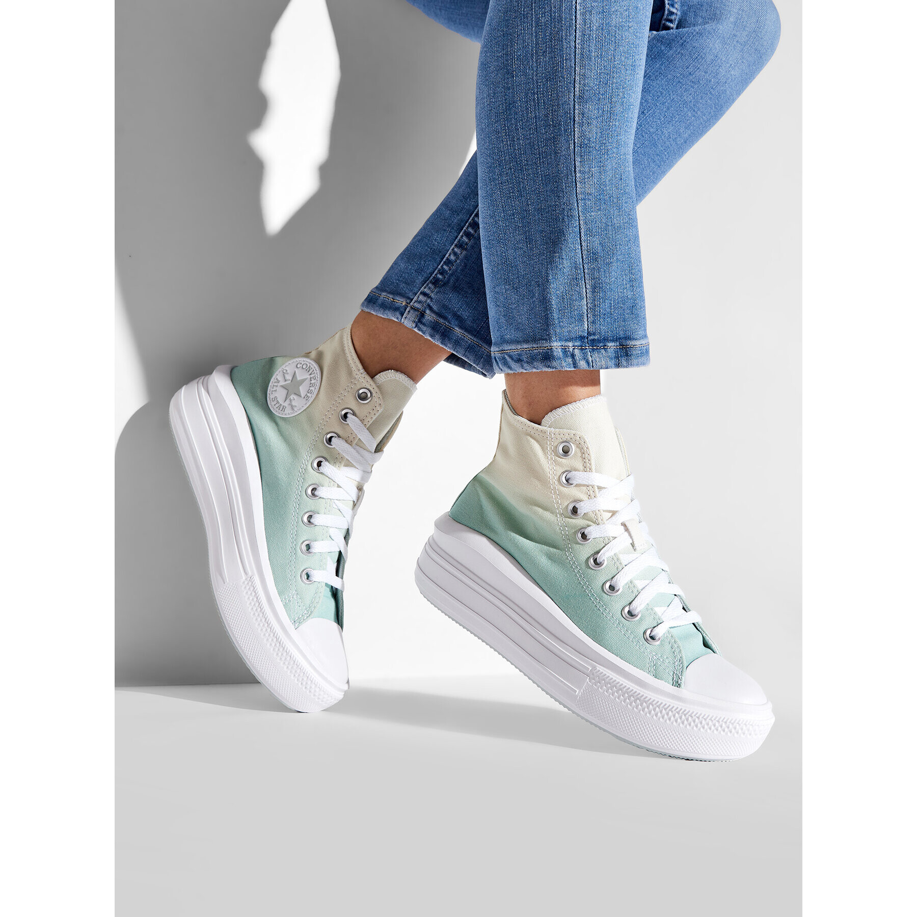 Converse Modne superge Ctas Move Hi 572898C Zelena - Pepit.si