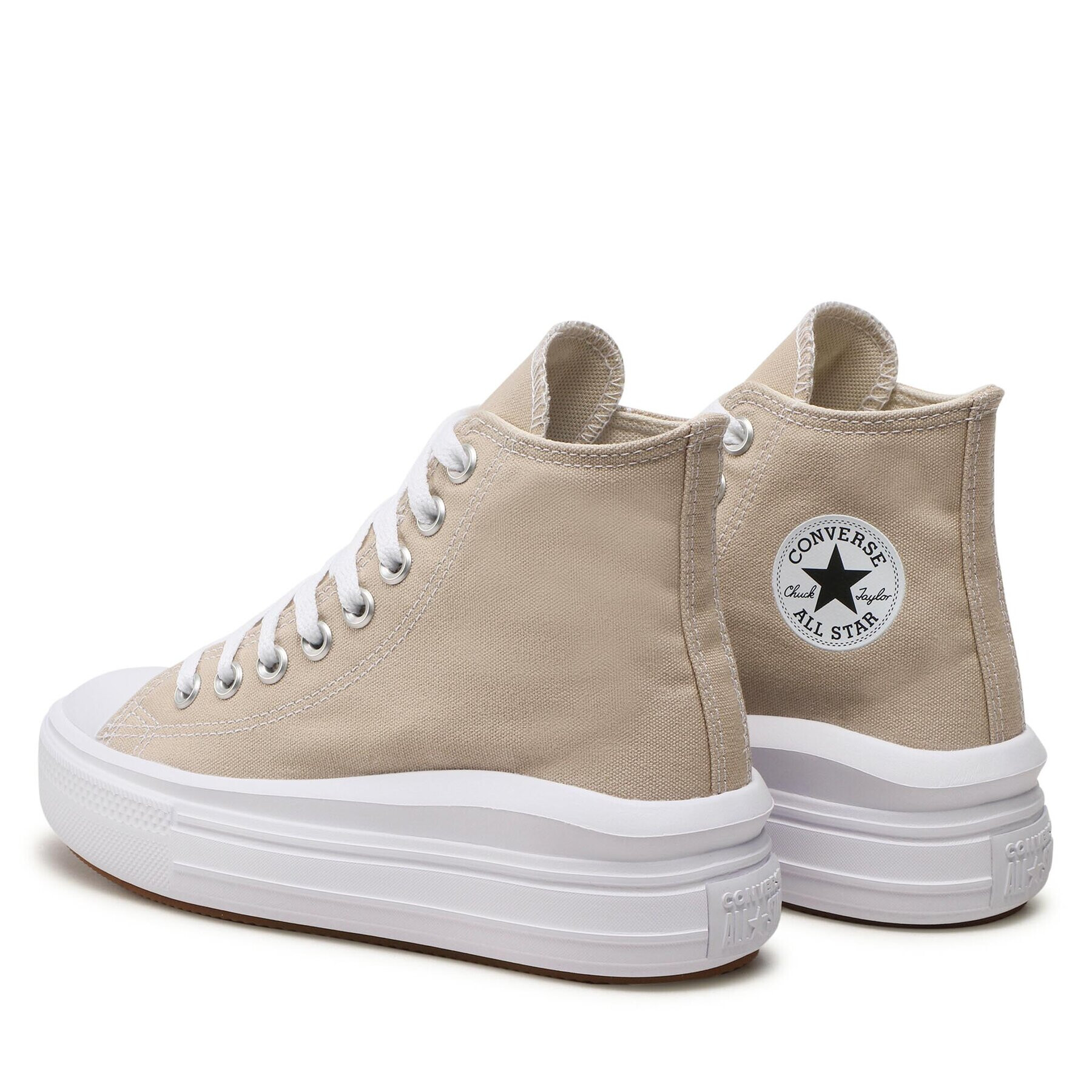 Converse Modne superge Ctas Move Hi A04365C Bež - Pepit.si