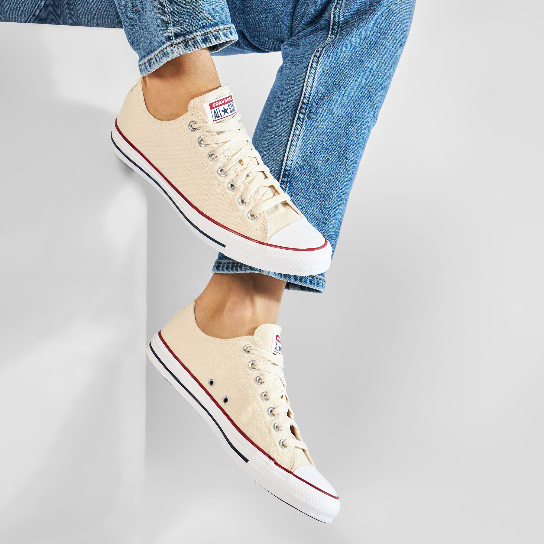 Converse Modne superge Ctas Ox 159485C Bež - Pepit.si