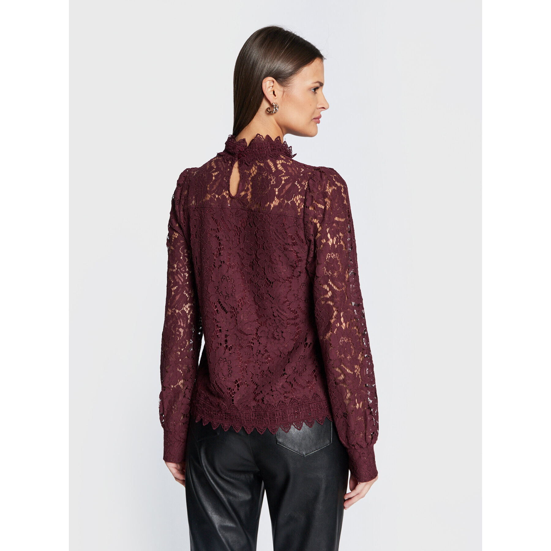 Cream Bluza Puna 10610775 Bordo rdeča Regular Fit - Pepit.si