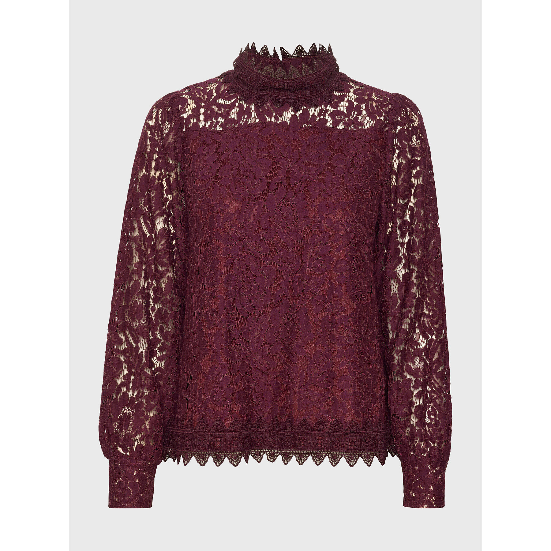 Cream Bluza Puna 10610775 Bordo rdeča Regular Fit - Pepit.si