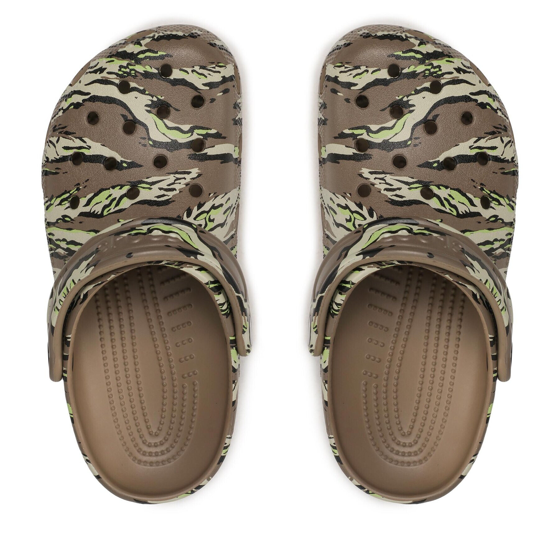 Crocs Cokli Classic Printed Camo Clog 206454 Khaki - Pepit.si