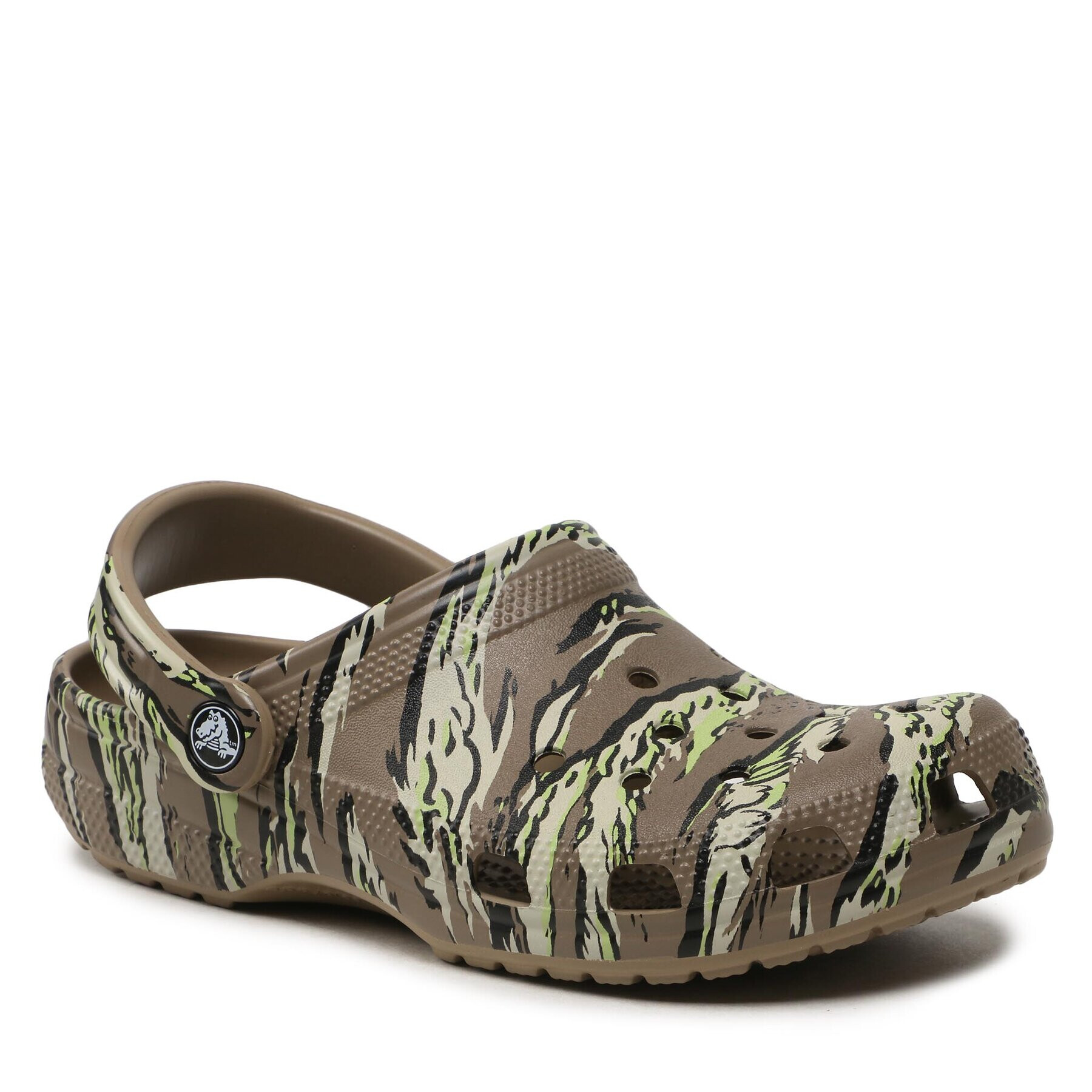 Crocs Cokli Classic Printed Camo Clog 206454 Khaki - Pepit.si