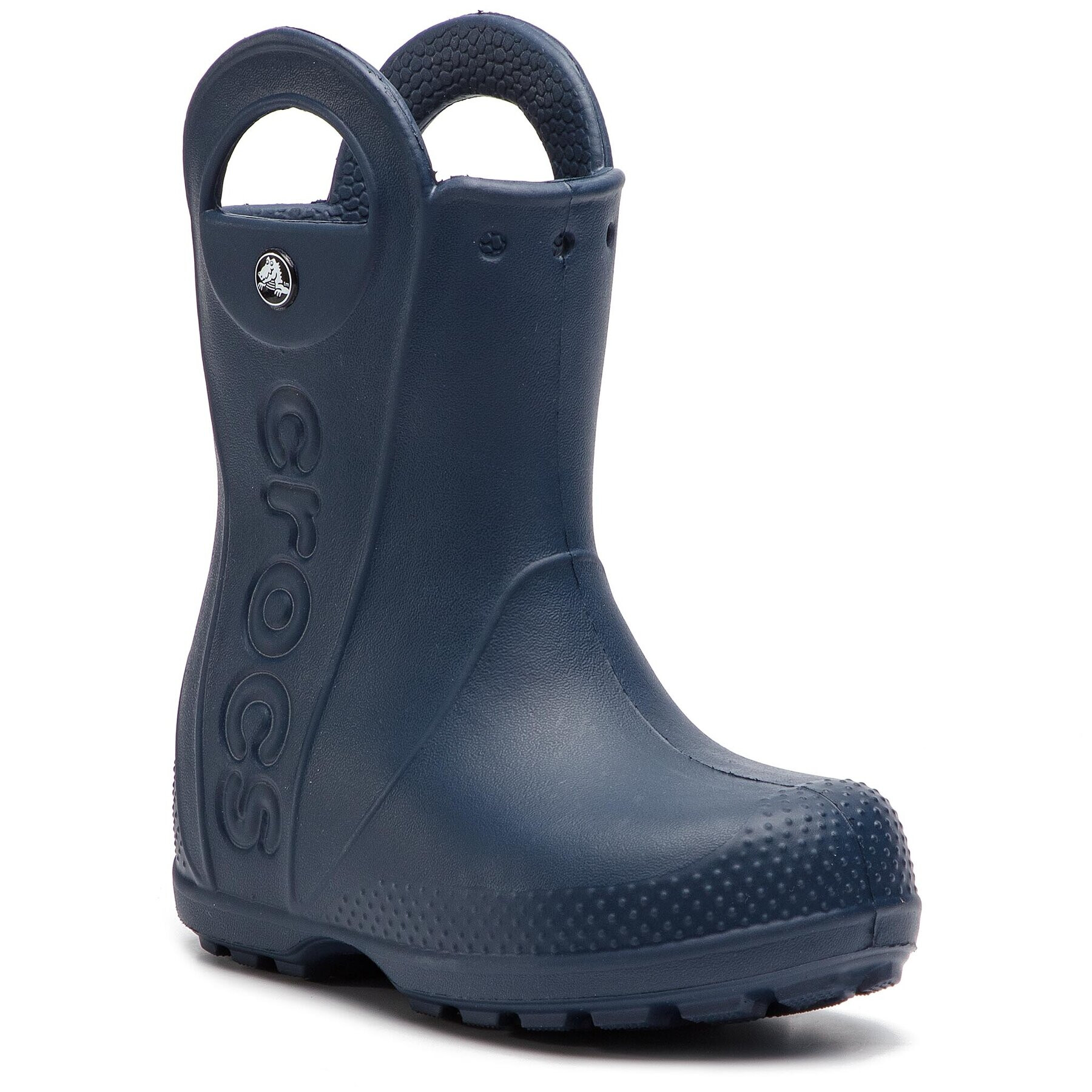 Crocs Gumijasti škornji Handle It Rain Boot Kids 12803 Mornarsko modra - Pepit.si