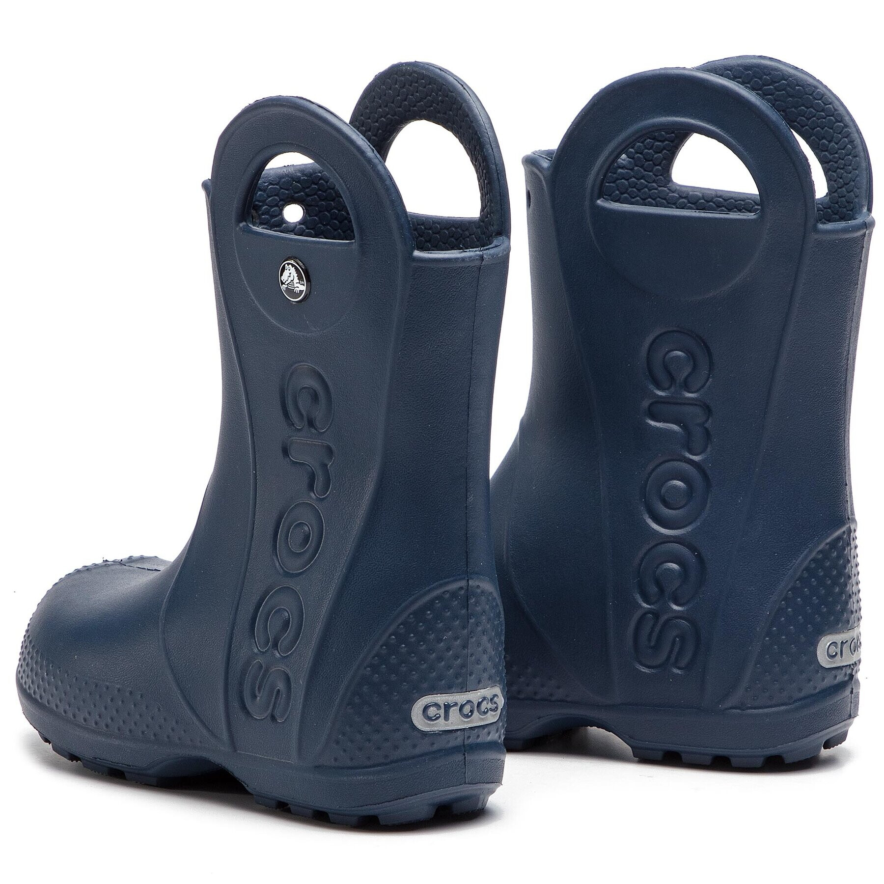 Crocs Gumijasti škornji Handle It Rain Boot Kids 12803 Mornarsko modra - Pepit.si