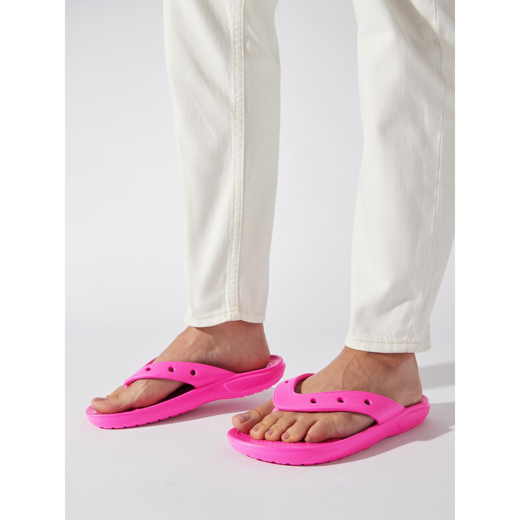 Crocs Japonke Classic Flip 207713 Roza - Pepit.si