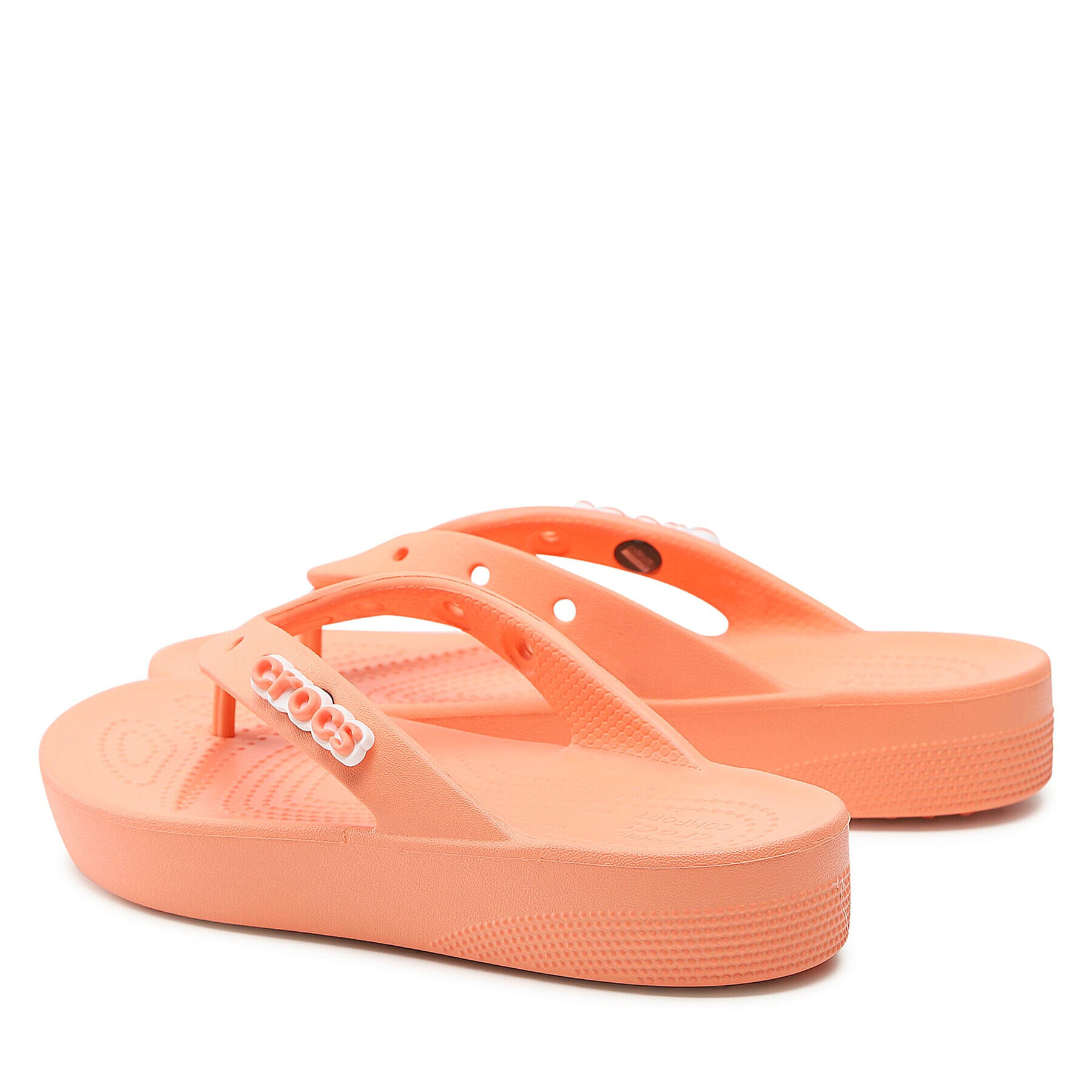 Crocs Japonke Classic Platform Flip W 207714 Oranžna - Pepit.si