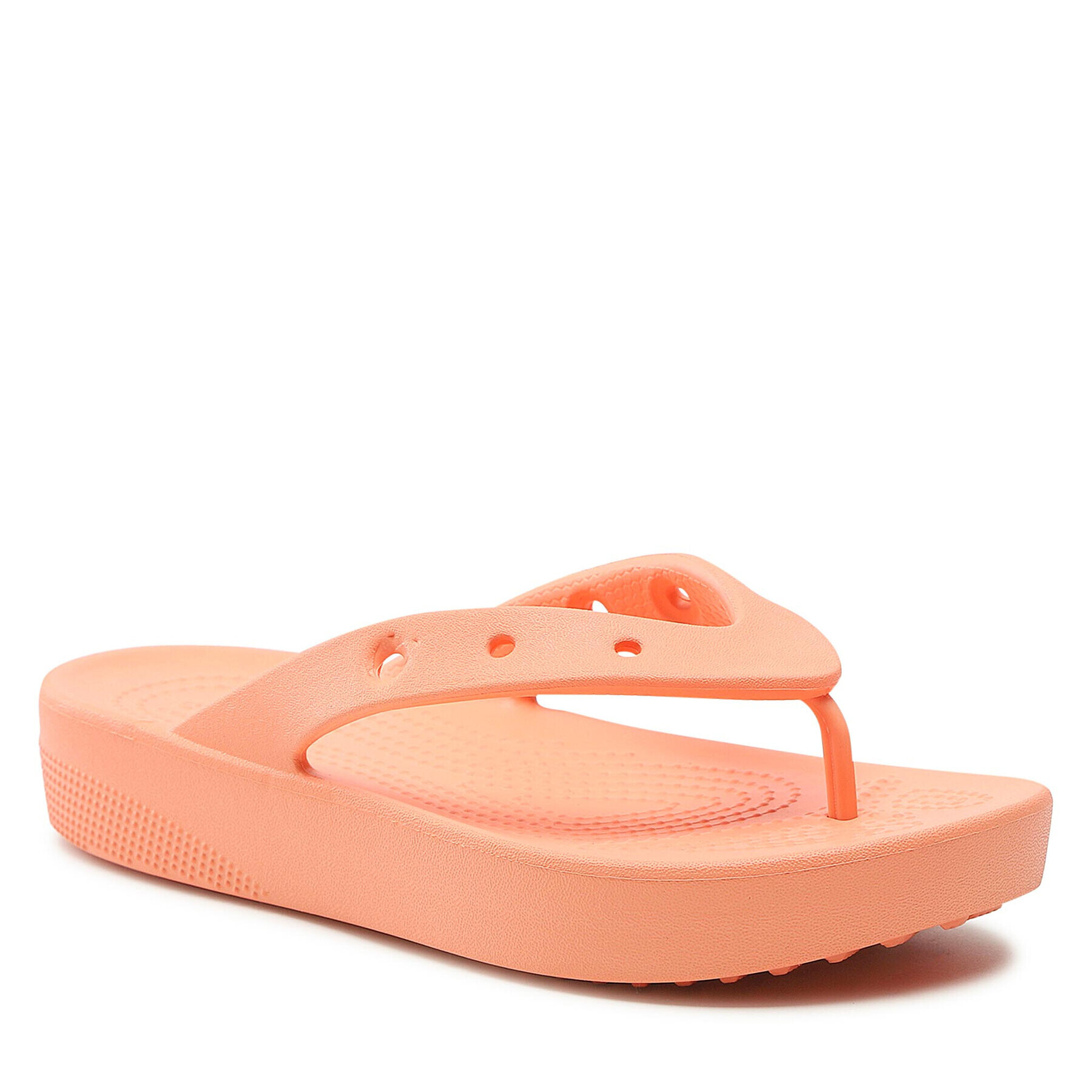 Crocs Japonke Classic Platform Flip W 207714 Oranžna - Pepit.si