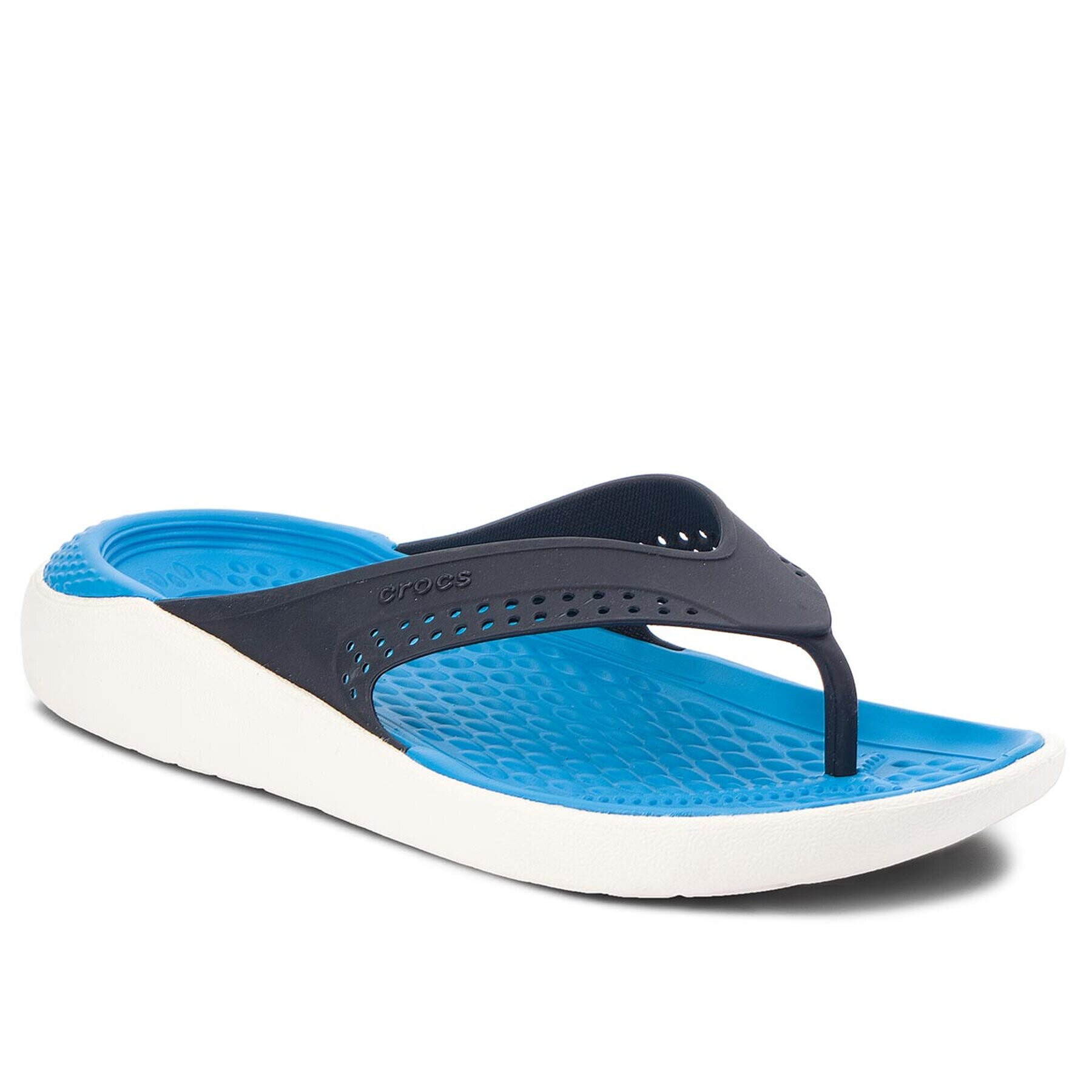 Crocs Japonke Literide Flip 205182 Mornarsko modra - Pepit.si