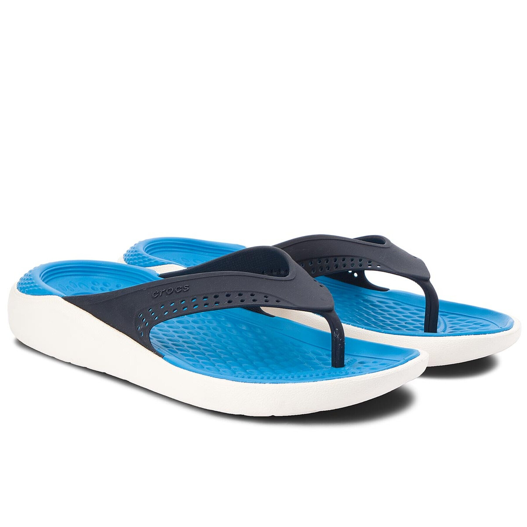 Crocs Japonke Literide Flip 205182 Mornarsko modra - Pepit.si