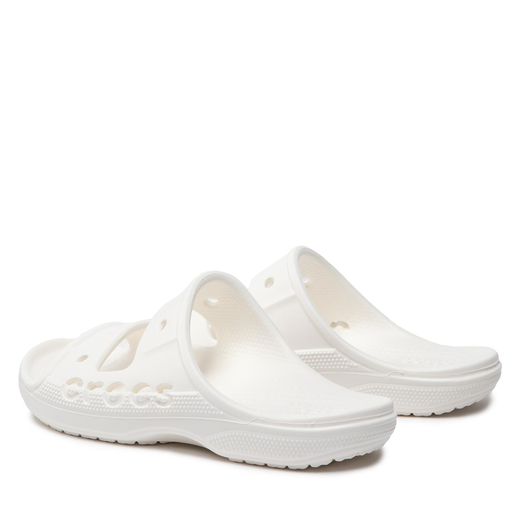 Crocs Natikači 207627-100 Bela - Pepit.si