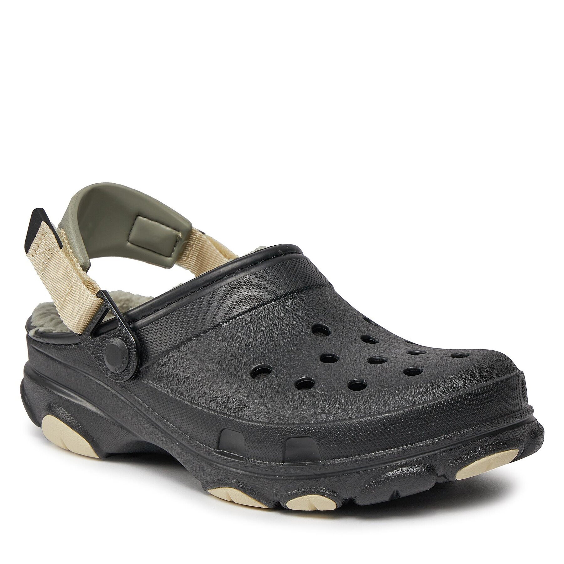 Crocs Natikači All Terain Lined Clog 207936 Črna - Pepit.si