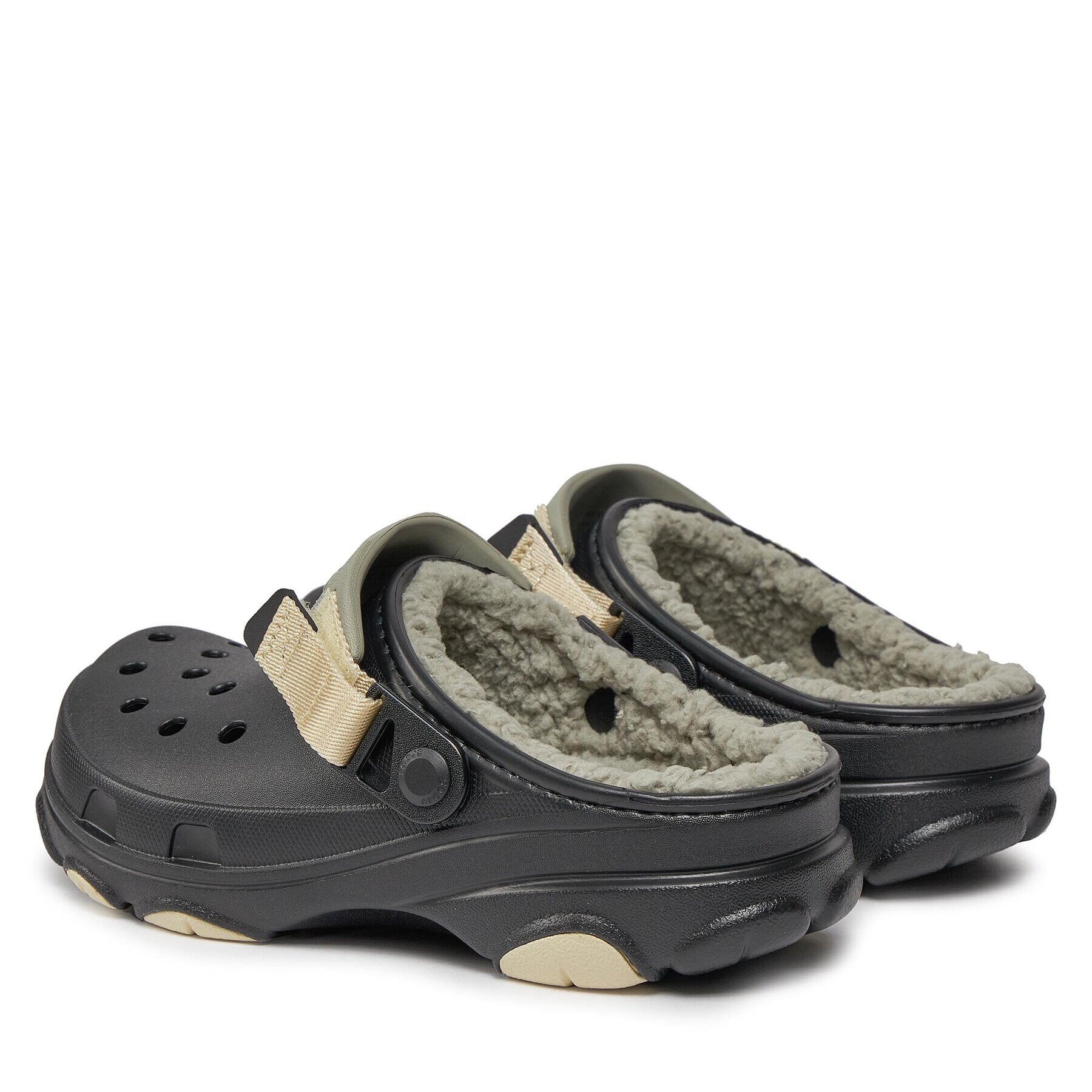 Crocs Natikači All Terain Lined Clog 207936 Črna - Pepit.si