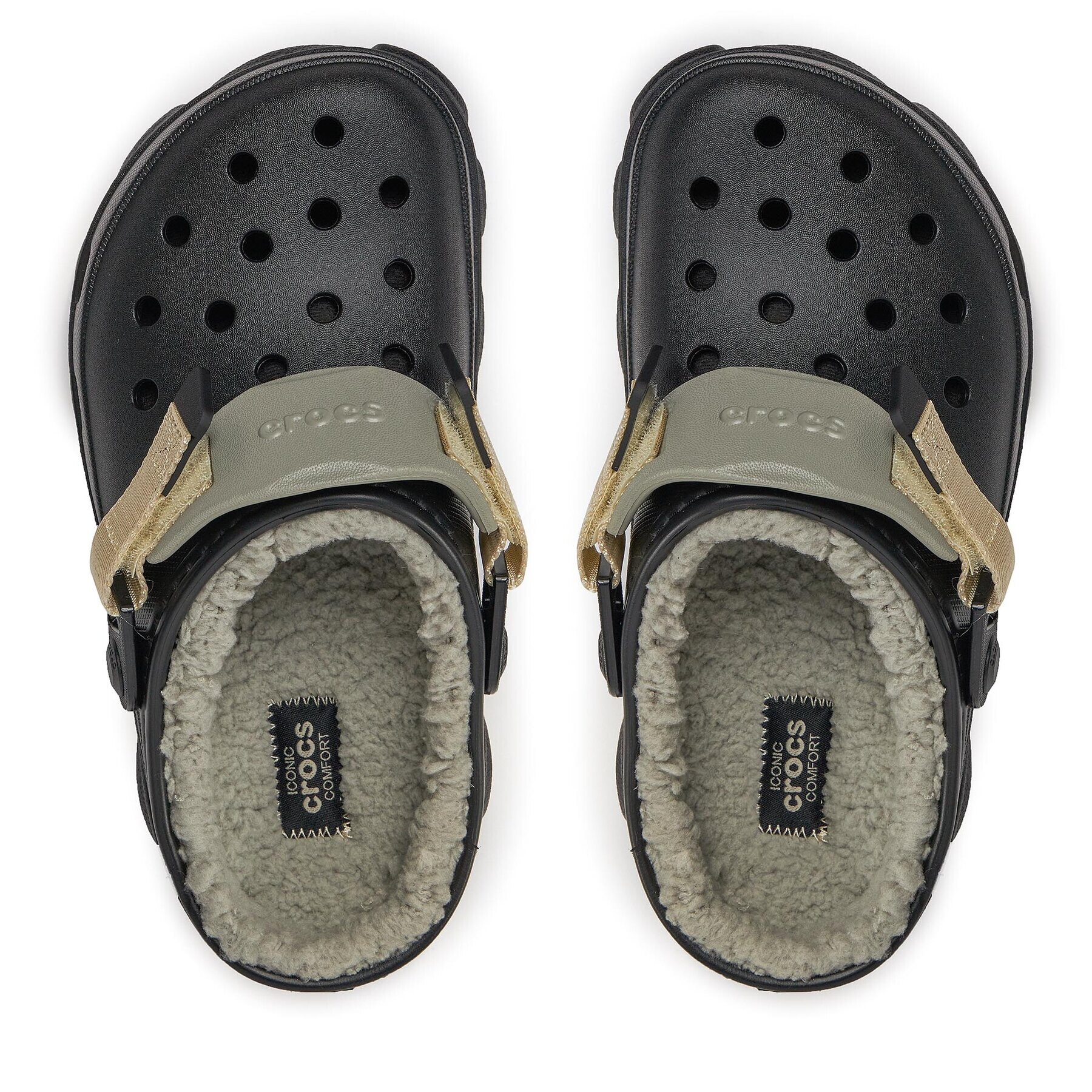 Crocs Natikači All Terain Lined Clog 207936 Črna - Pepit.si