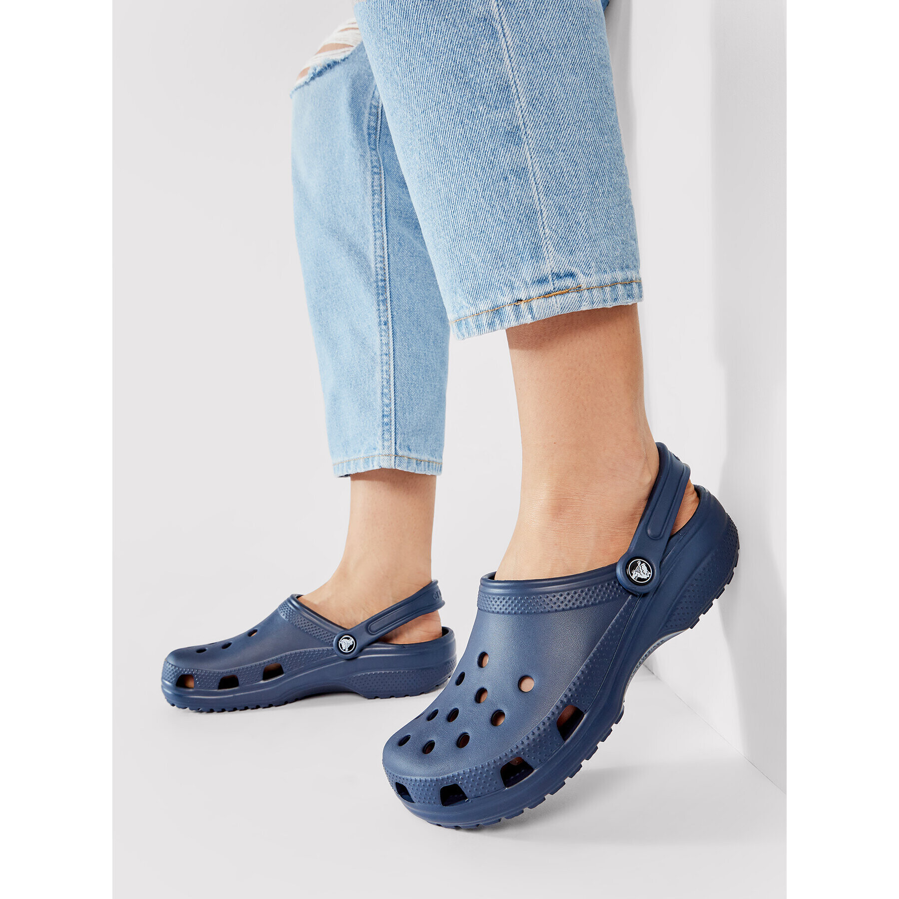 Crocs Natikači Classic 10001 Mornarsko modra - Pepit.si