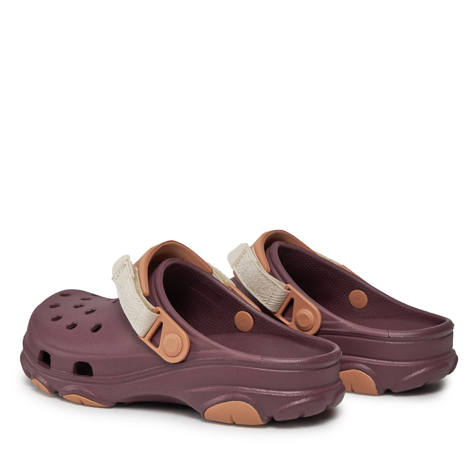 Crocs Natikači Classic All Terain Clog 206340 Bordo rdeča - Pepit.si