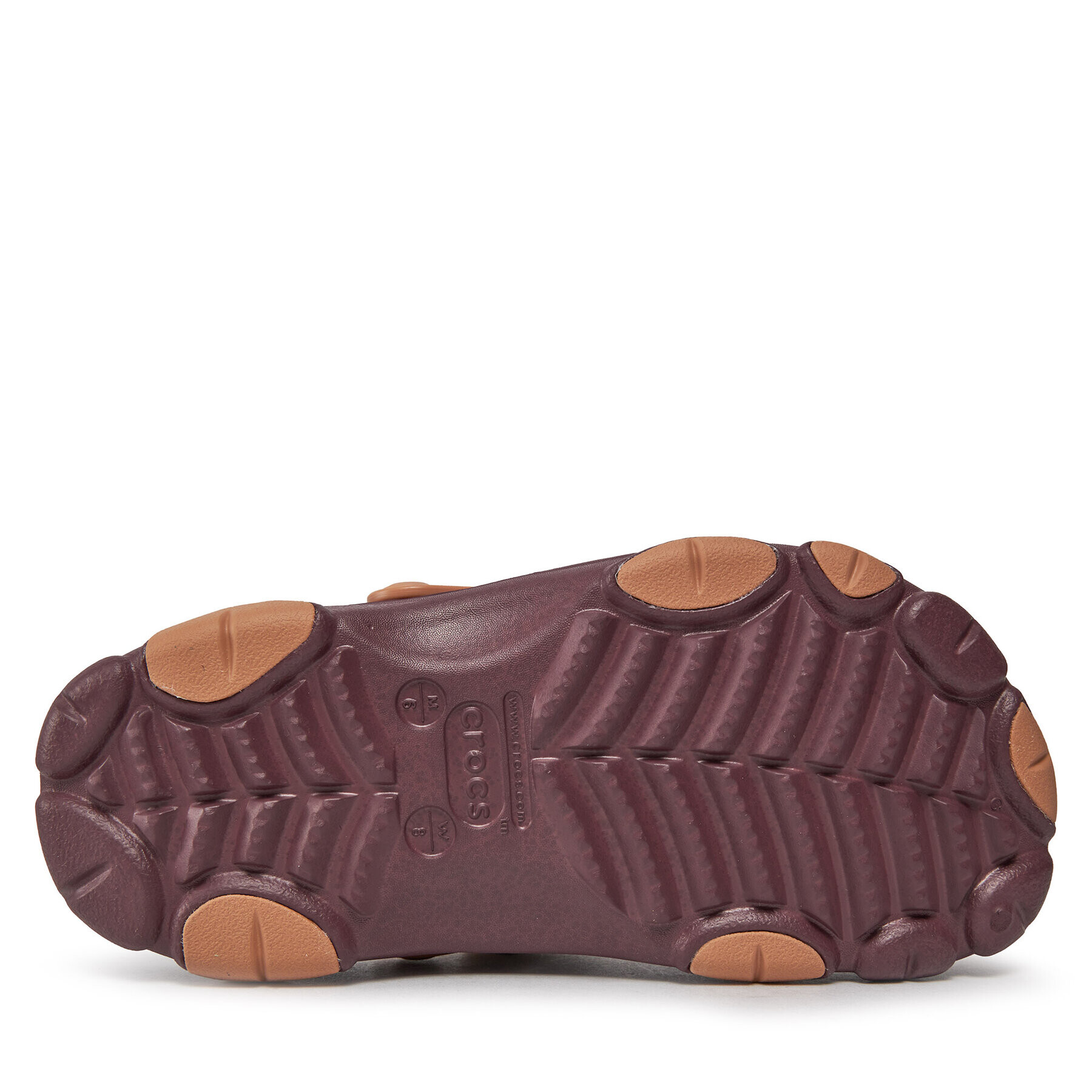 Crocs Natikači Classic All Terain Clog 206340 Bordo rdeča - Pepit.si